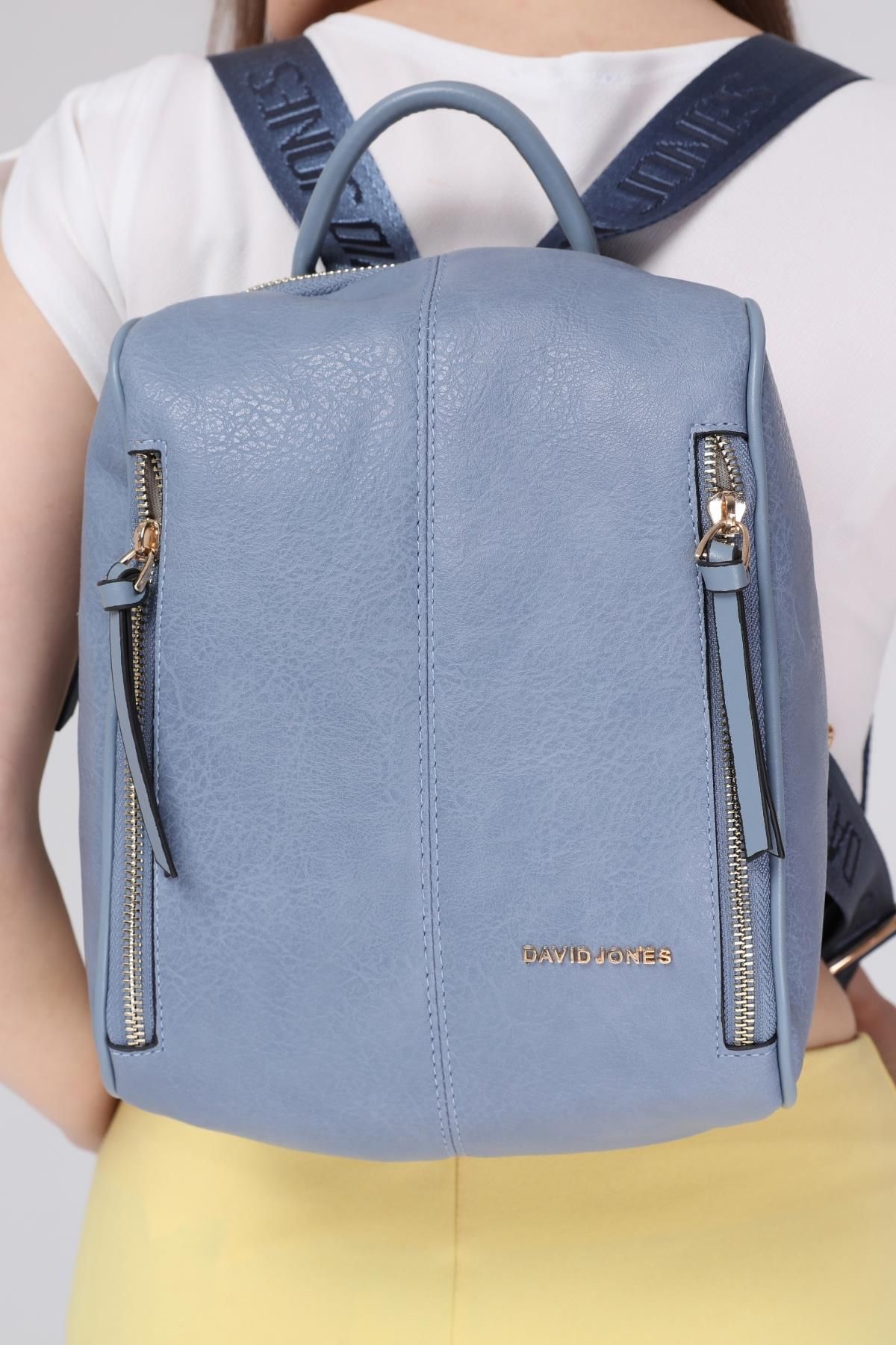 David Jones Shoulder Bag Dark blue Plain Trendyol