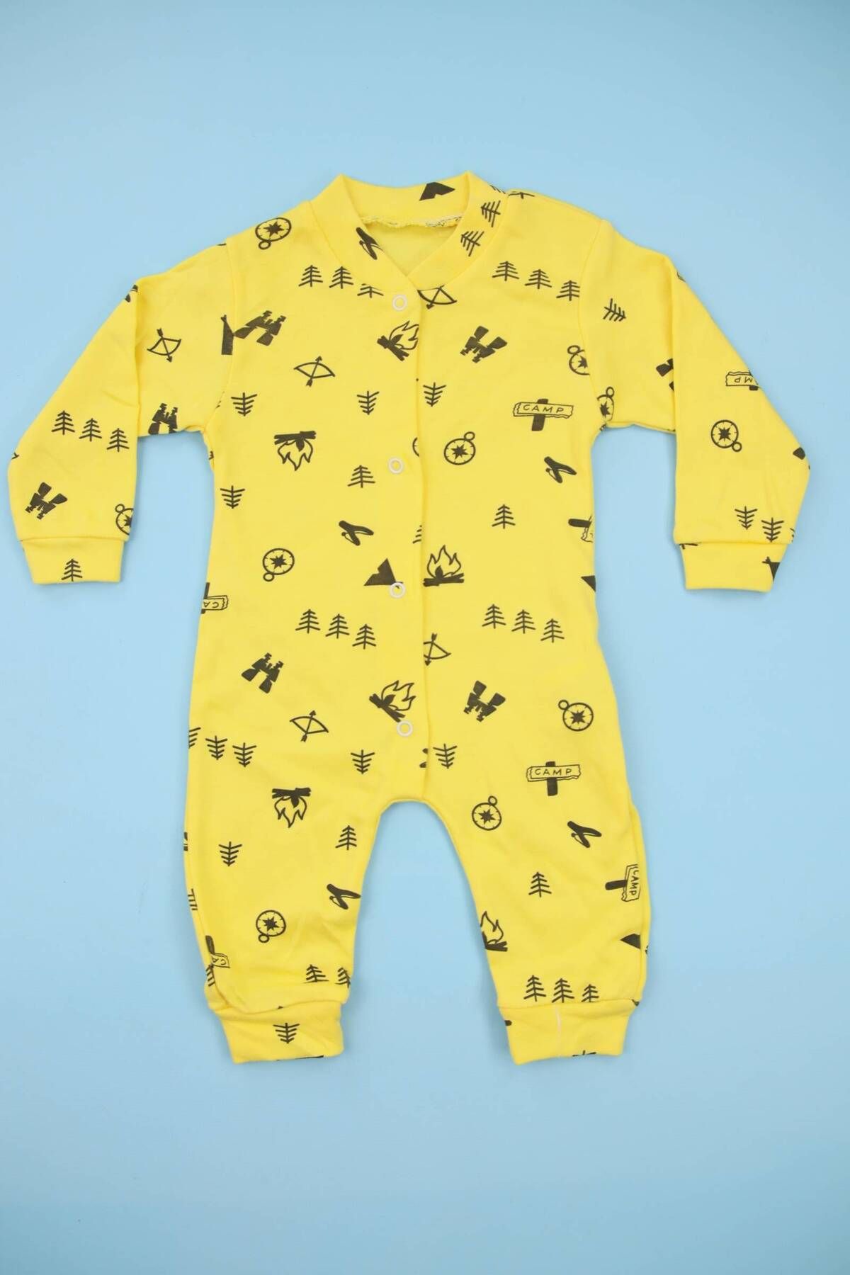 Yellow baby jumpsuit best sale