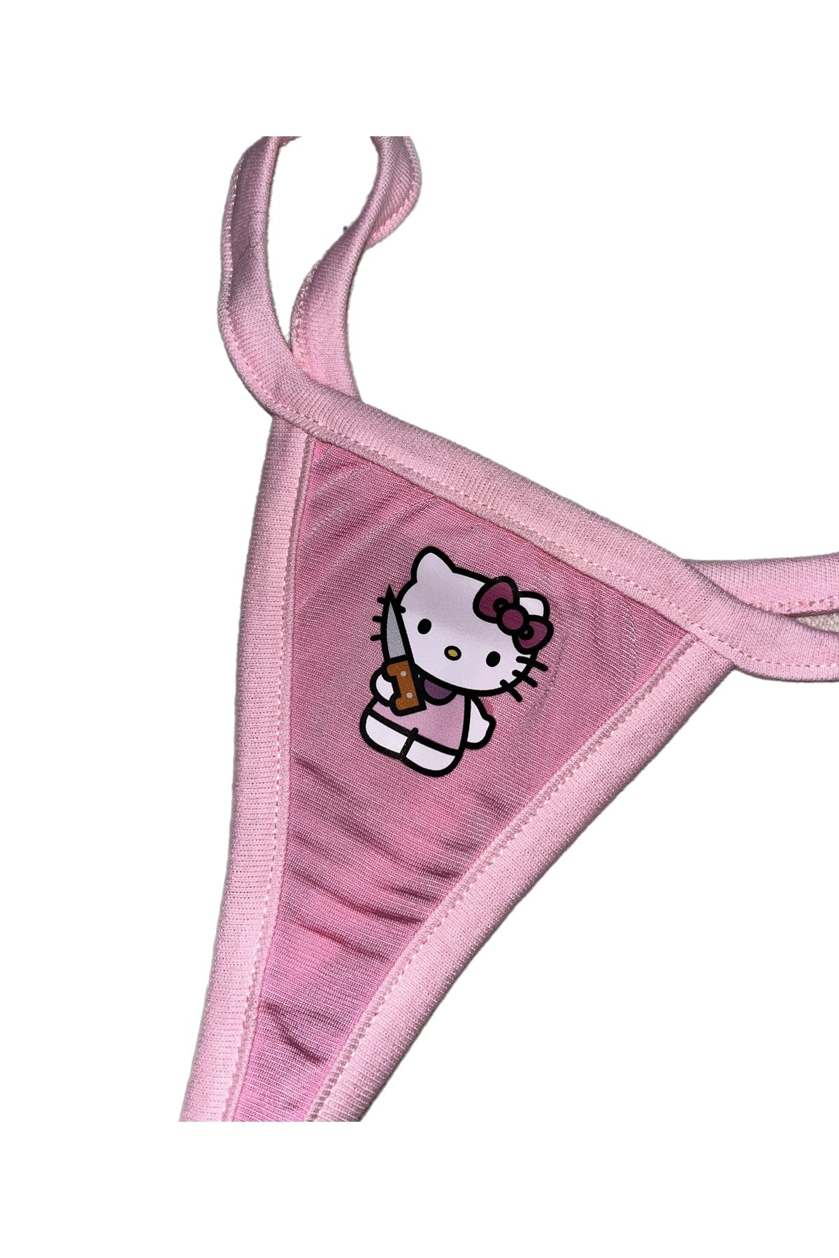 Lolipop Butik Alevli Babygirl, Melek Kalpli Hello Kitty, İskelet Hello Kitty  Baskılı Üçlü T-String Model Tanga Set Fiyatı, Yorumları - Trendyol