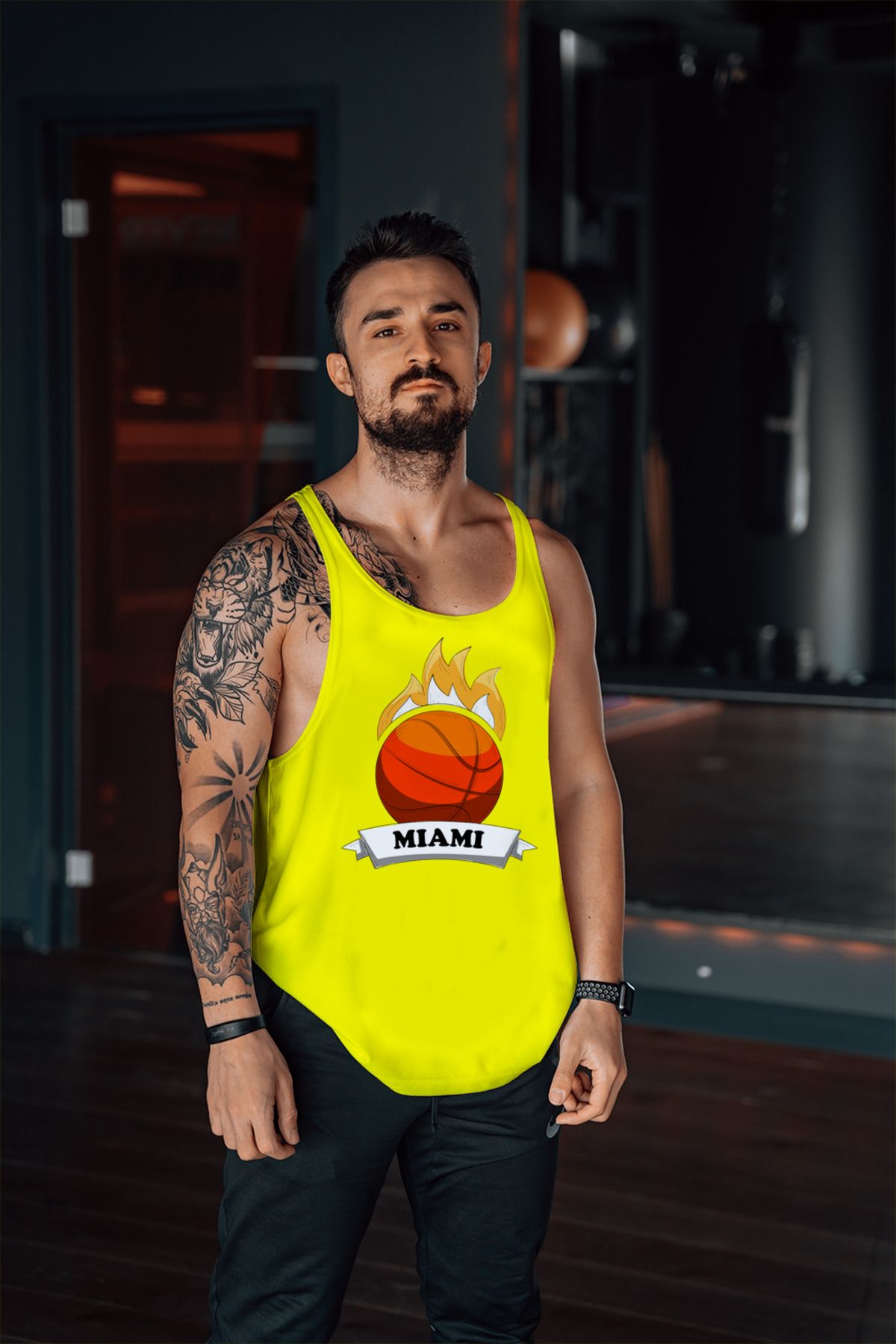 Freeyez Miami Ball Gym Fitness Tank Top Atlet Masculin - M