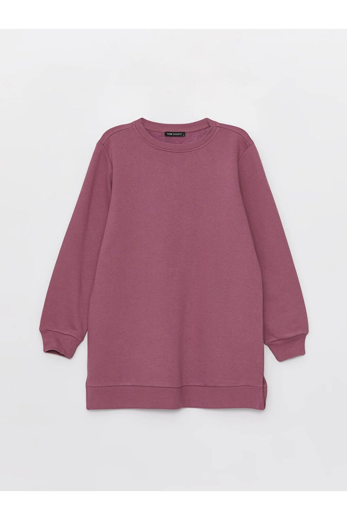 LC Waikiki LCW Modest Bisiklet Yaka D z Uzun Kollu Kad n