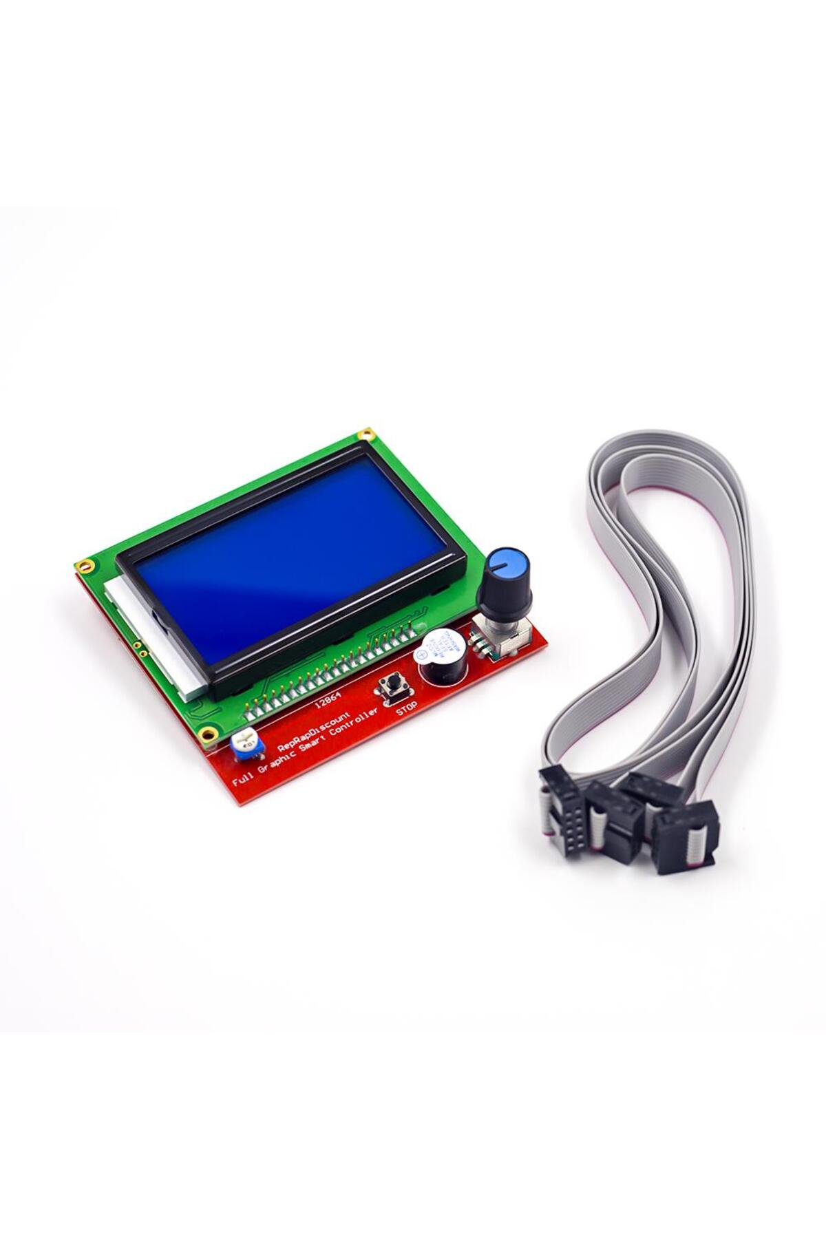 TLS Robotik Reprap RAMPS 1.4 3D Yazıcı 128x64 LCD Ekran Fiyatı