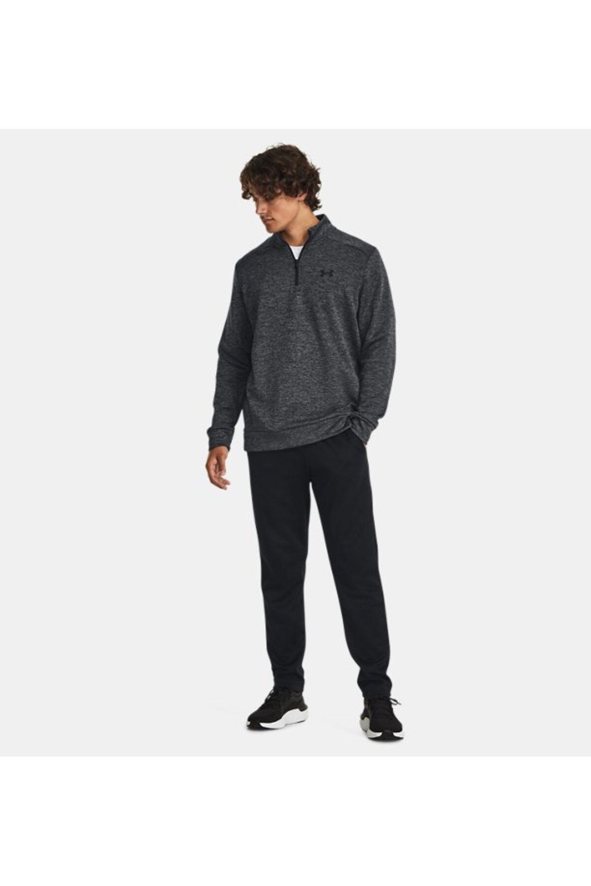 سویشرت ورزشی خاکستری مردانه زره پوش Fleece® Twist ¼ زیپ 1373359 001 Under Armour