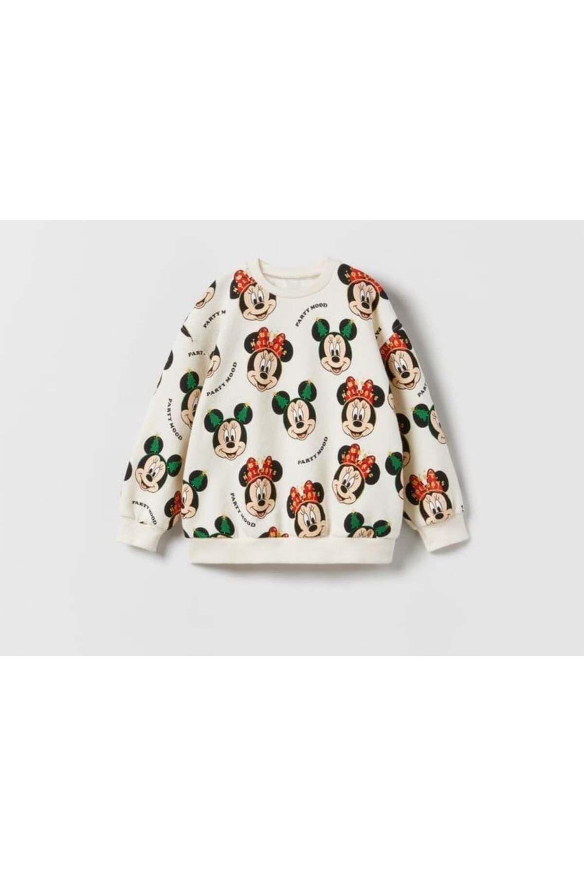 Elidabutik-New Year's Mikky Mouse Printed Top and Bottom Set 6