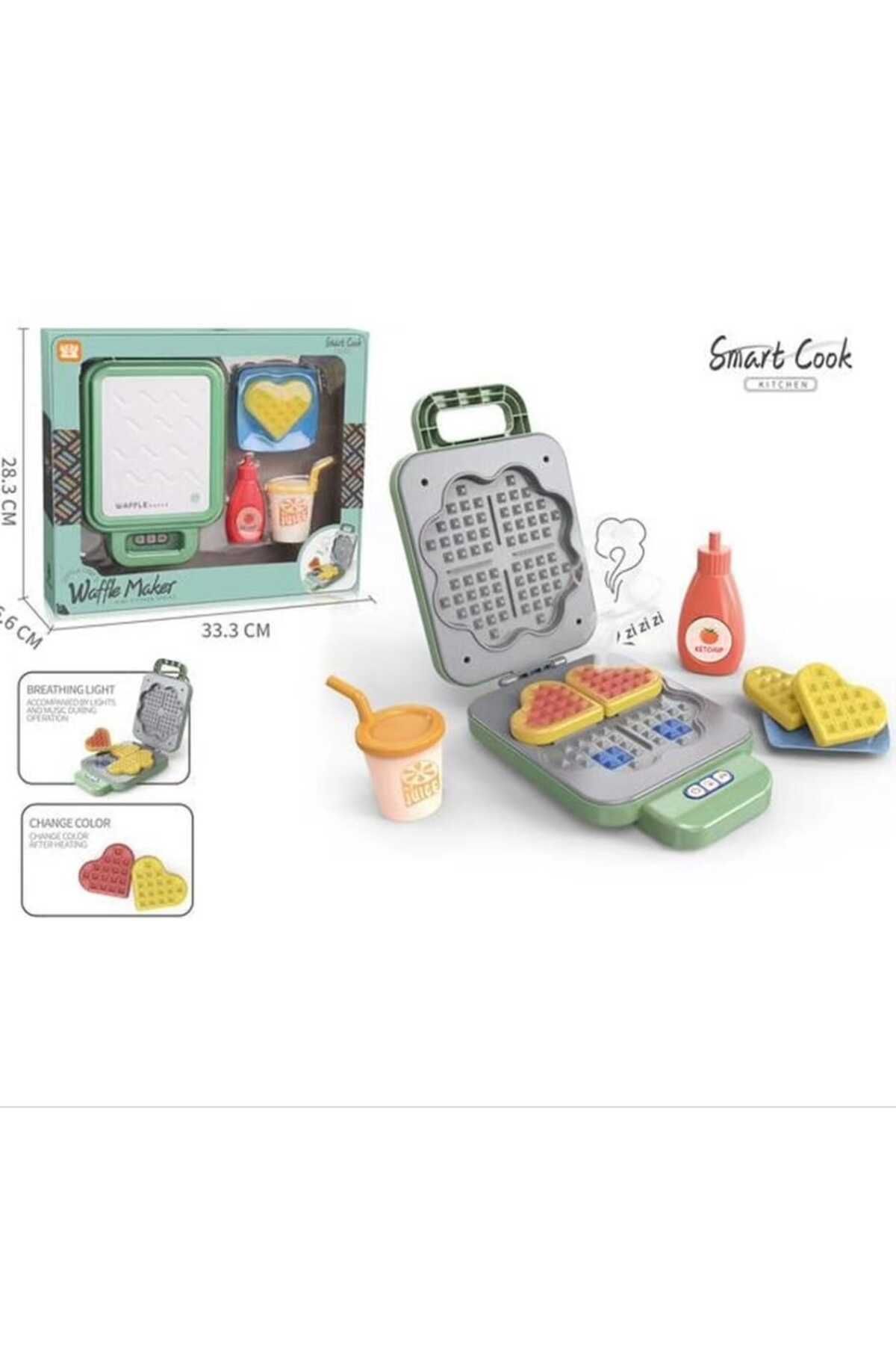 Tower Toys-Toy Waffle Maker Super Waffle Maker with Sound, Light and Fun Accessories 1