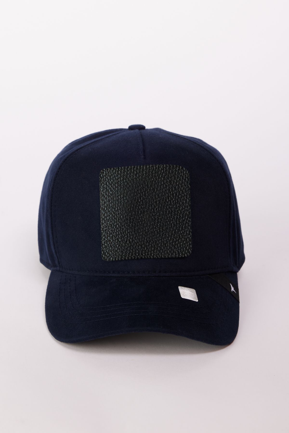 AC&Co / Altınyıldız Classics Erkek Lacivert %100 Pamuk Değiştirilebilir Stickerlı Şapka ET8024100008