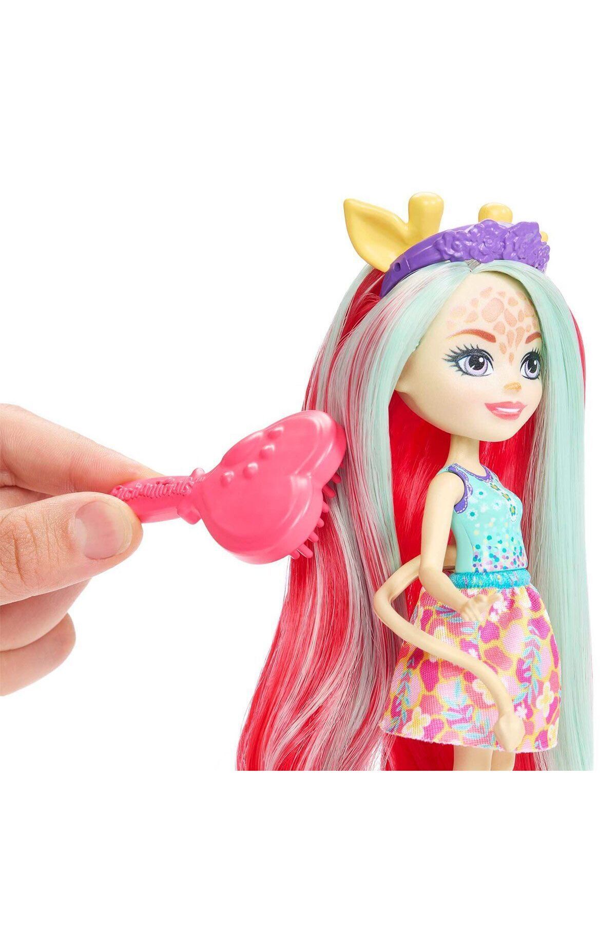 Mattel ENCHANTIMALS ZÜRAFA GILLIAN™ VE PAWL™ Delüks Saçlı Bebekler