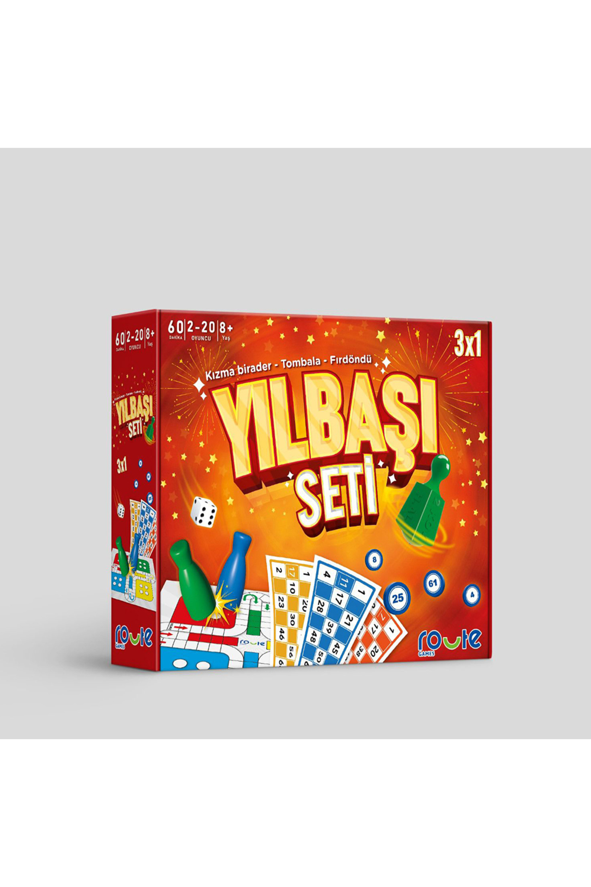 ROUTE Yılbaşı Seti //- Kızma Birader -Tombala - Fırdöndü