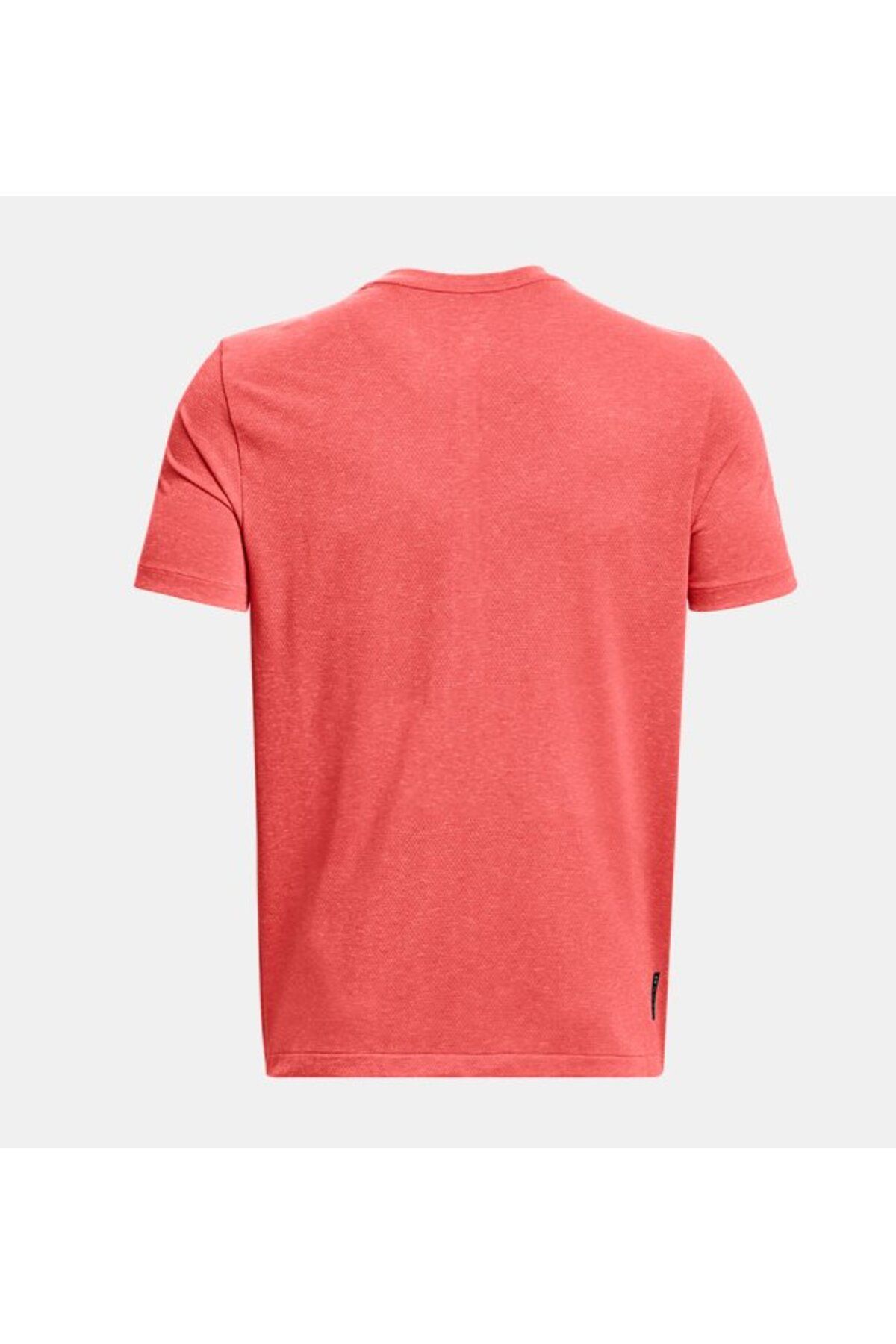 تی شرت صورتی مردانه آستین کوتاه میراث SEWEND UA Rush ™ Sewing Legacy 1376781 690 Under Armour