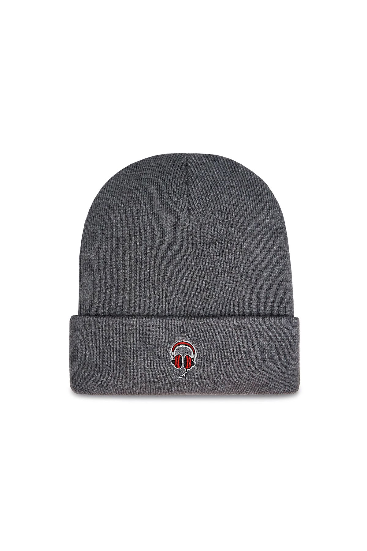 Prime Graphic Beanie Beret 2489903 Gray Puma