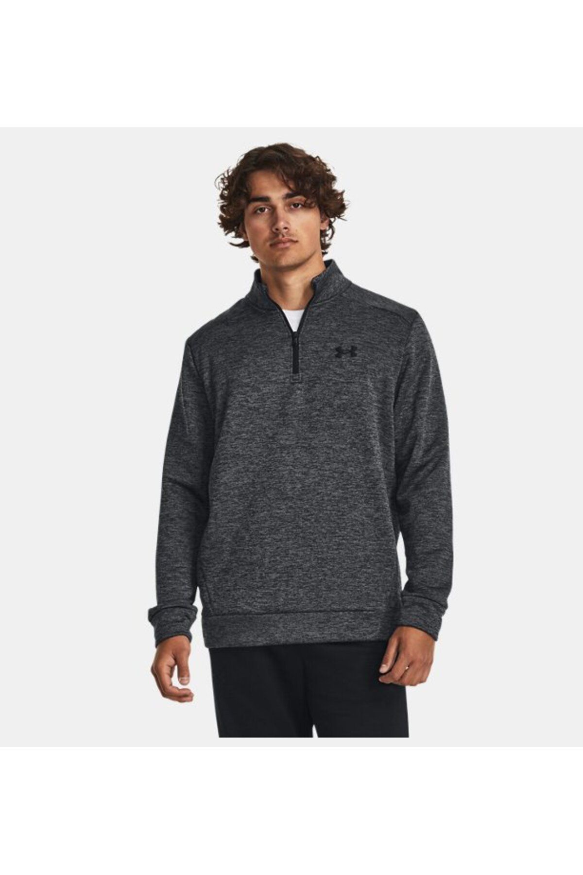 سویشرت ورزشی خاکستری مردانه زره پوش Fleece® Twist ¼ زیپ 1373359 001 Under Armour