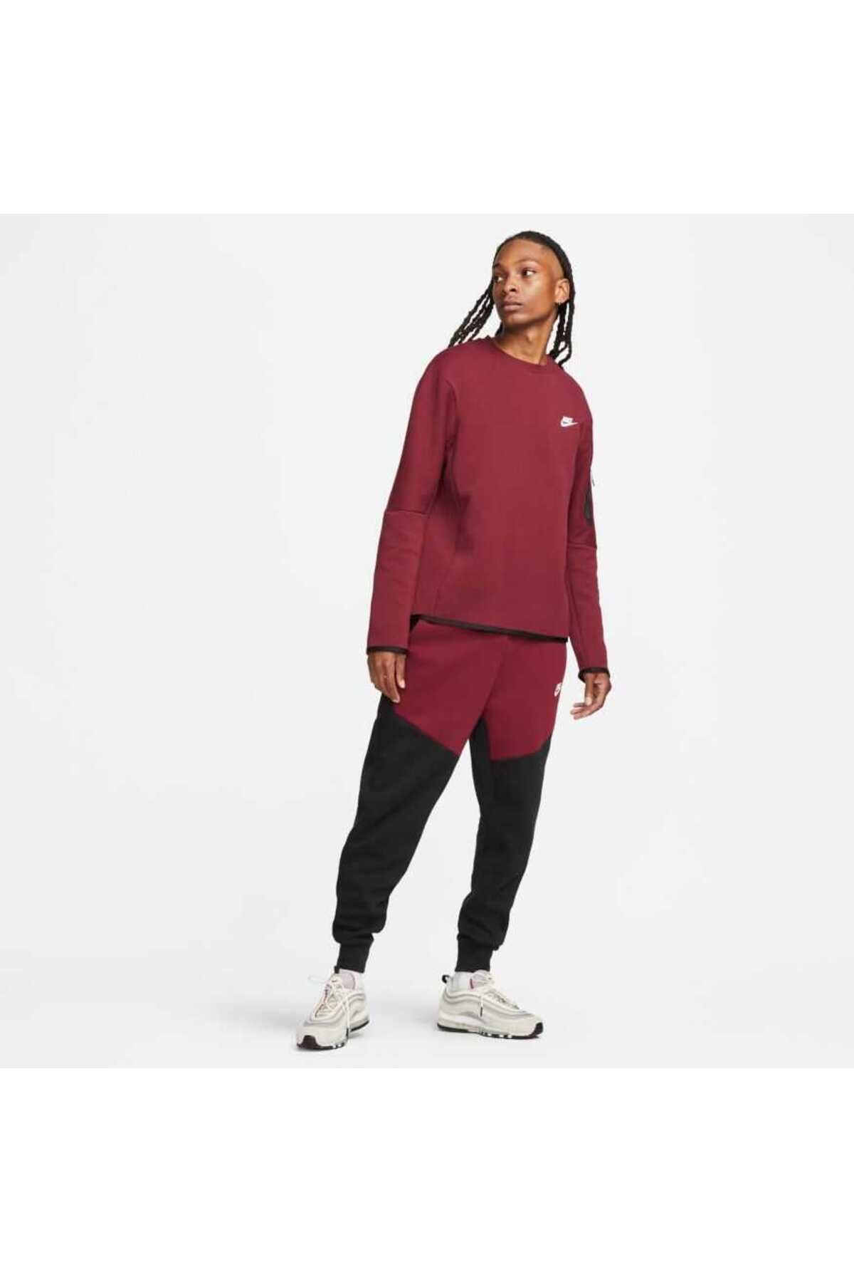 Nike sportswear tech fleece burgundy new arrivals