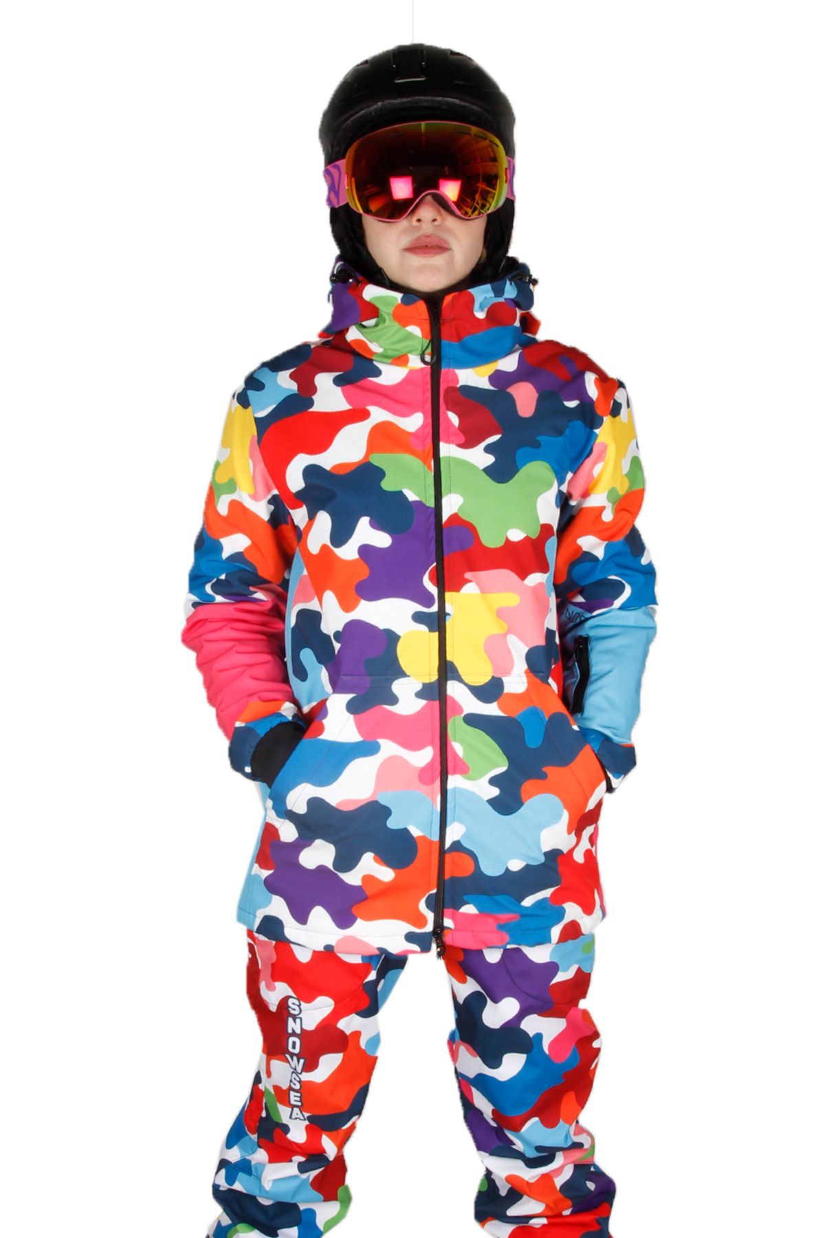 SNOWSEA SS9020-2 Camouflage Snowboard Montu