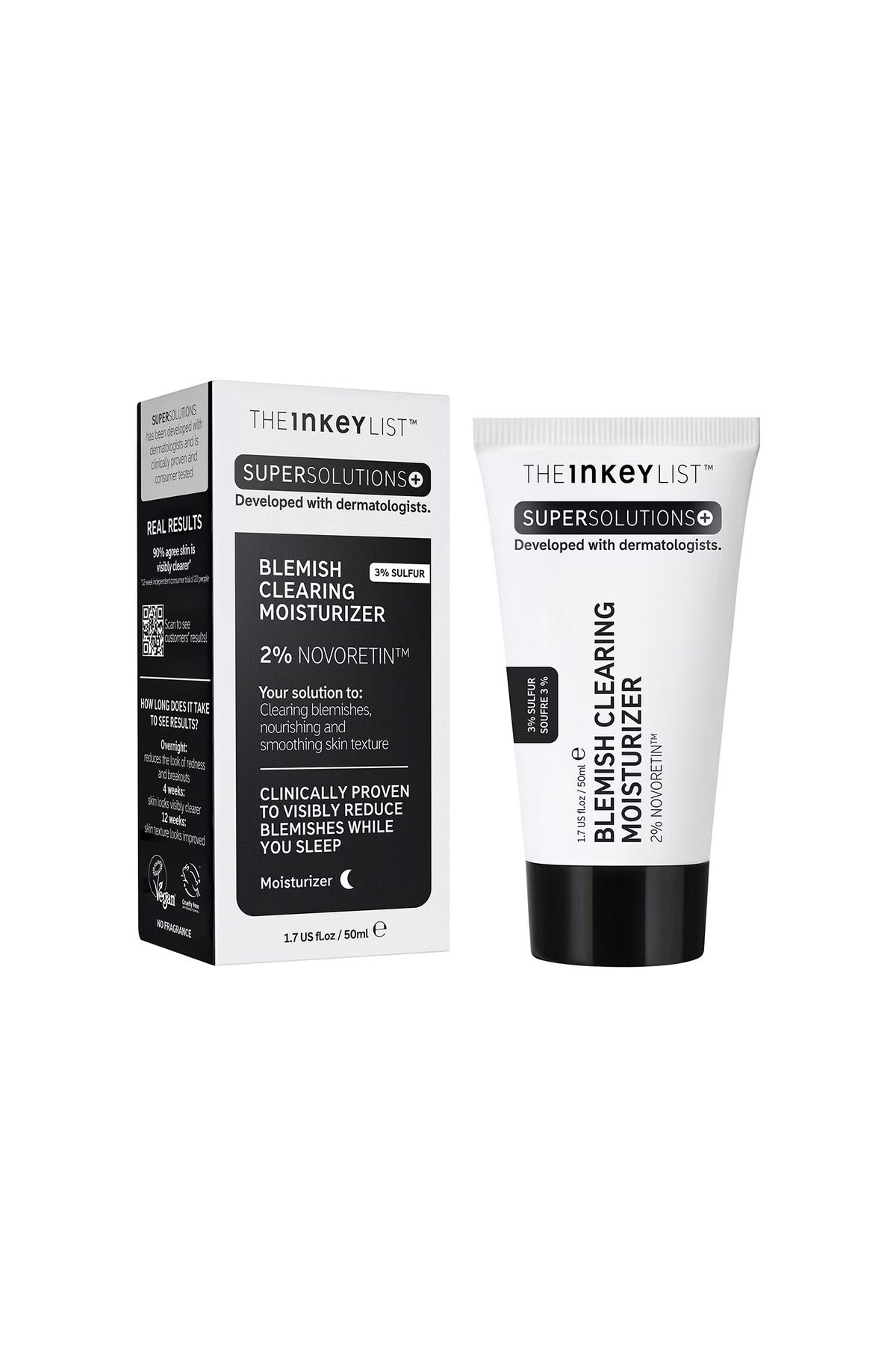 THE INKEY LIST-Blemish Clearing Moisturizer 2% Novoretin - Moisturizing Night Cream 50 ml 2