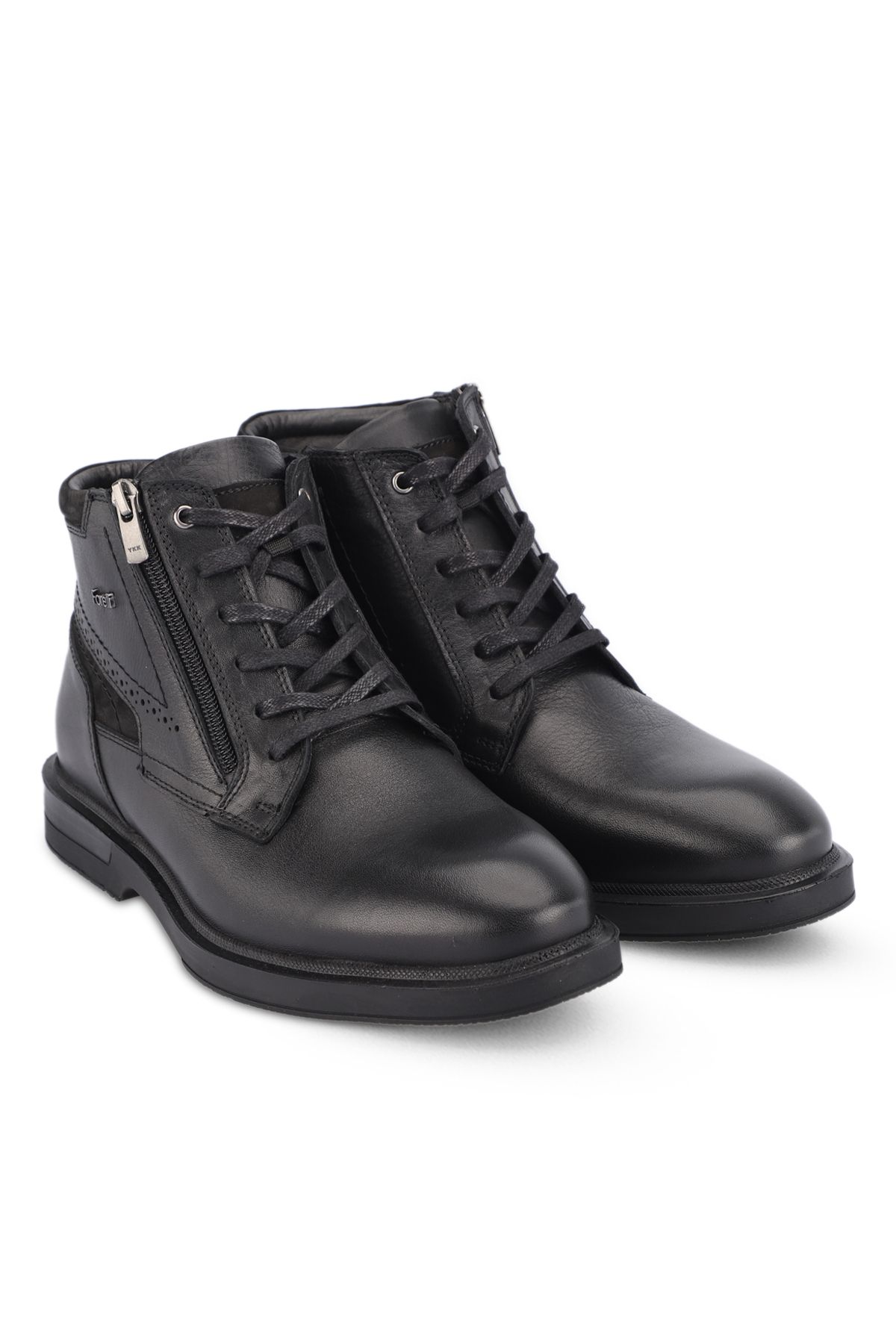 SCARPE STIVALETTI UOMO quality CLASS SHOES NERO