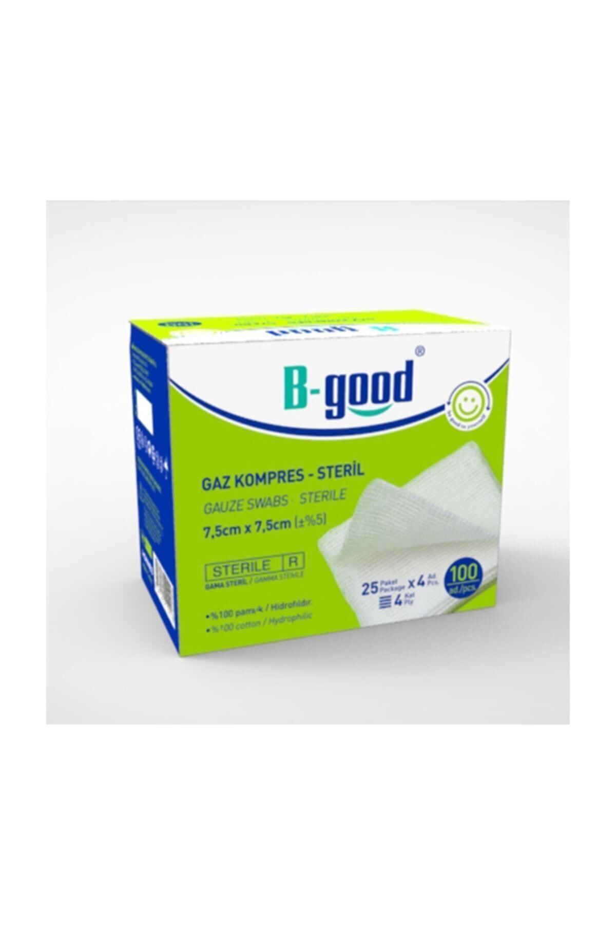 BgoodVision B-Good BGOOD VİSİON+ 100 Lü Gaz Kompres 7,5*7,5 Cm