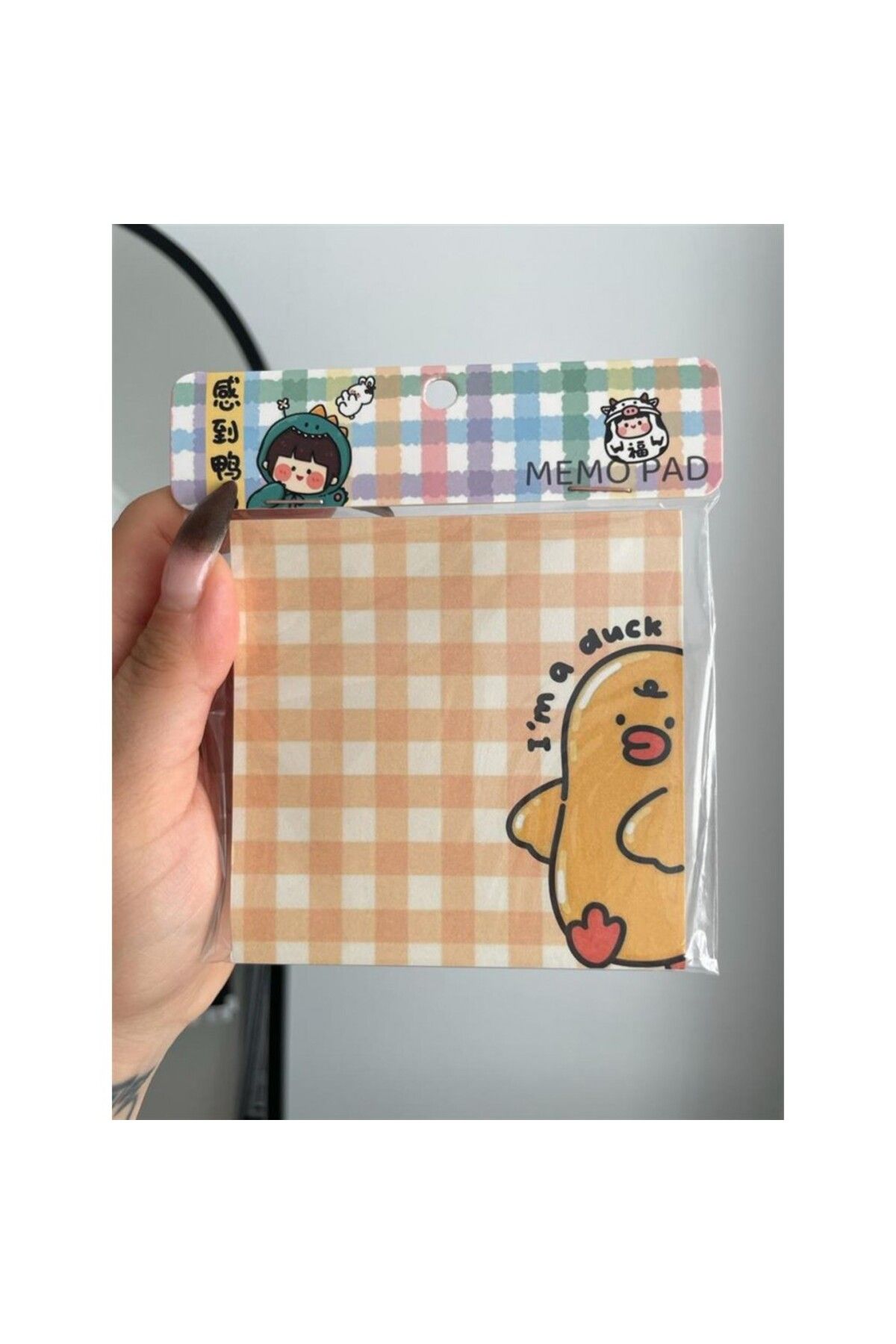 Rota Hediyelik-I Am a Duck Memo Pad Square Notebook 5