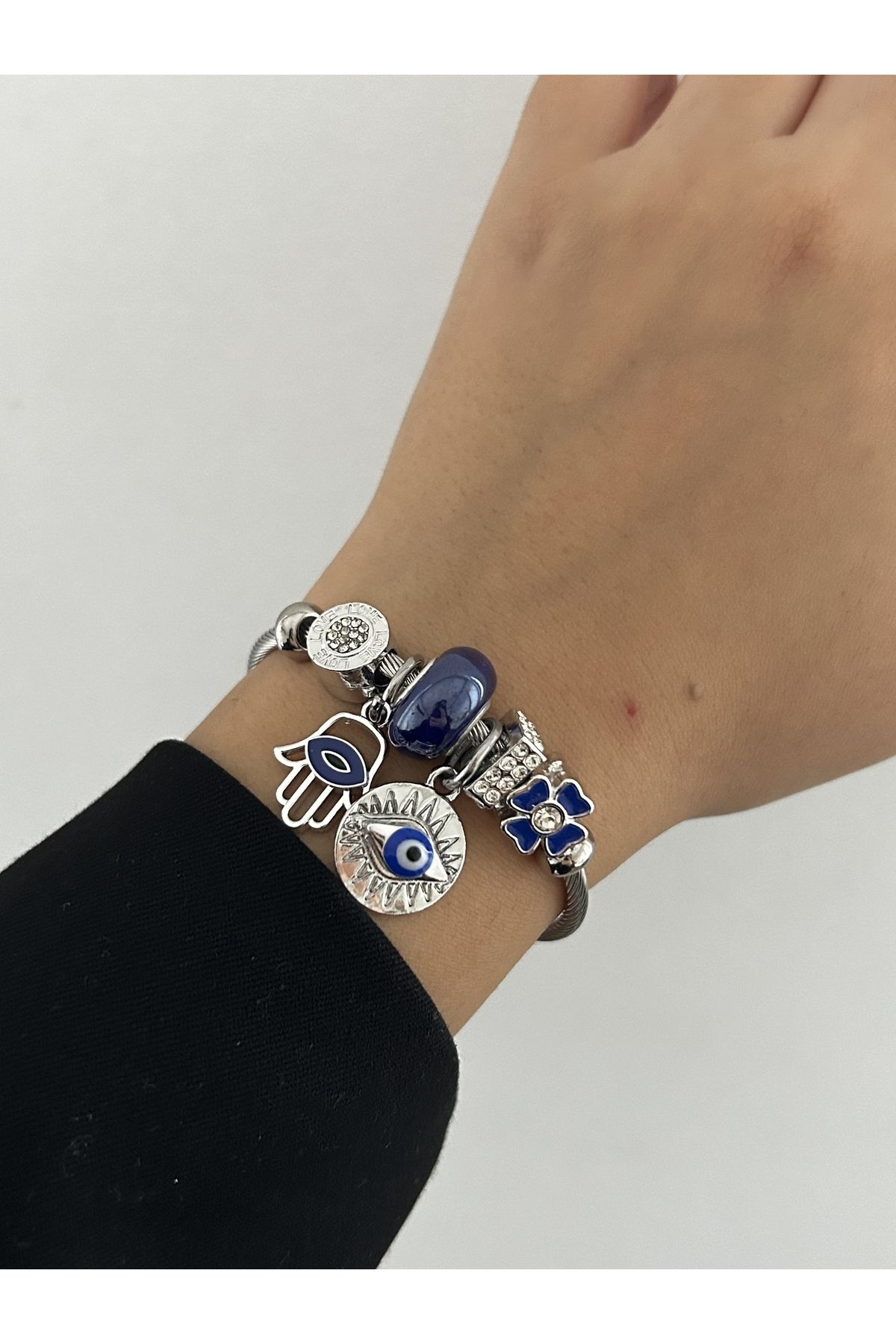 The Y Jewelry Pndora evil eye charm bracelet Trendyol