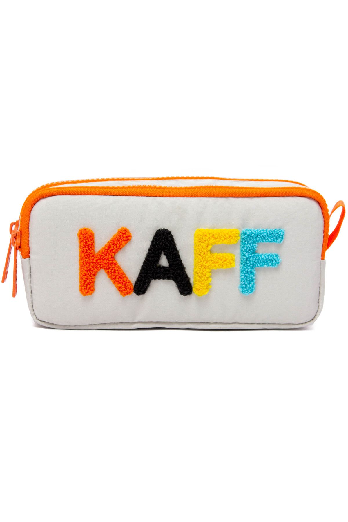 KAFF 01108 Suport Pentru Stilou Cu Ochi Dublu, Cu Fermoar, Din Țesătură Bondit, Cu Imprimeu De Pluș - One Size
