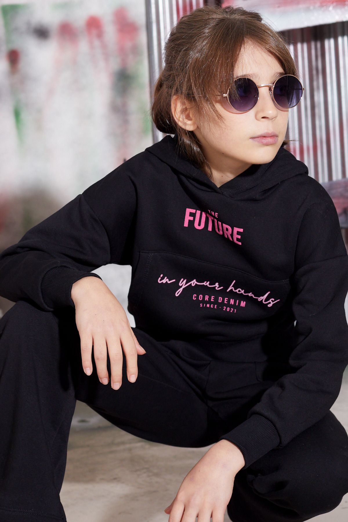 Ladies hotsell hooded tracksuit