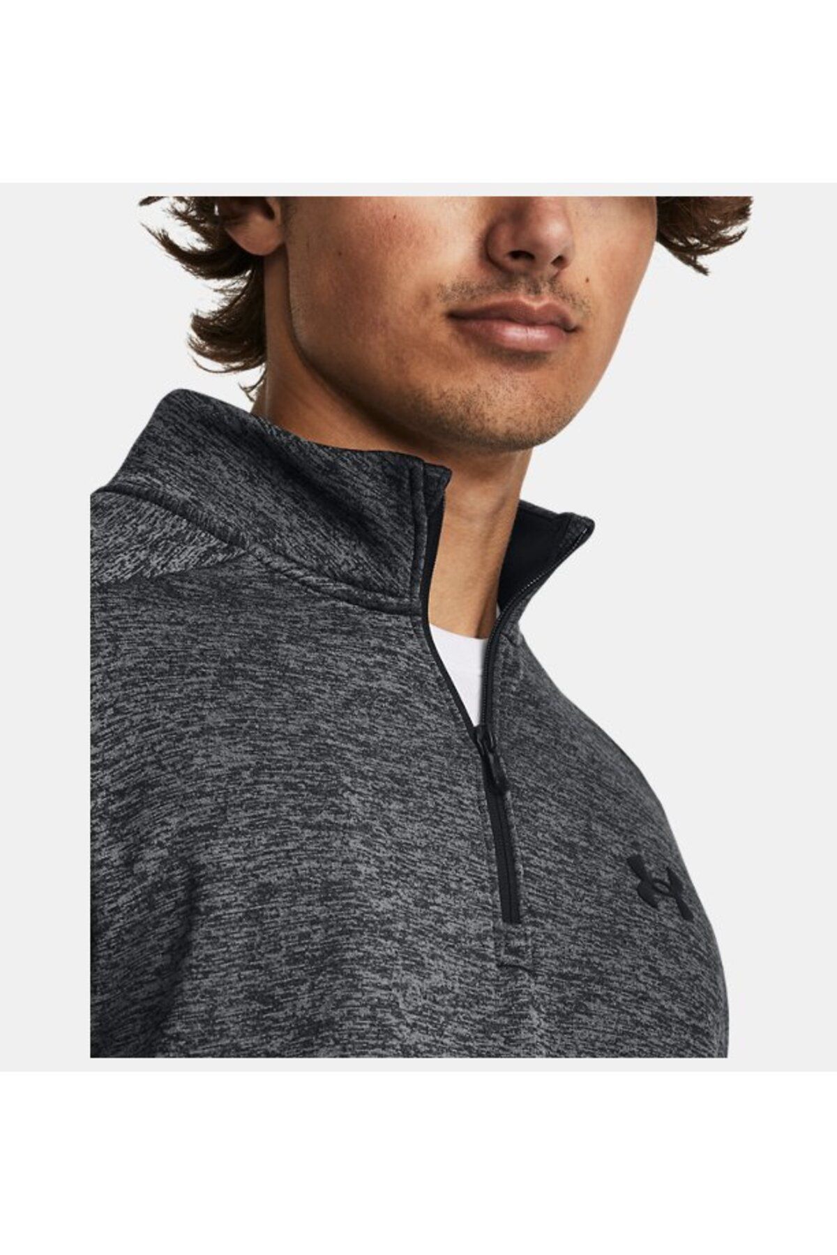 سویشرت ورزشی خاکستری مردانه زره پوش Fleece® Twist ¼ زیپ 1373359 001 Under Armour