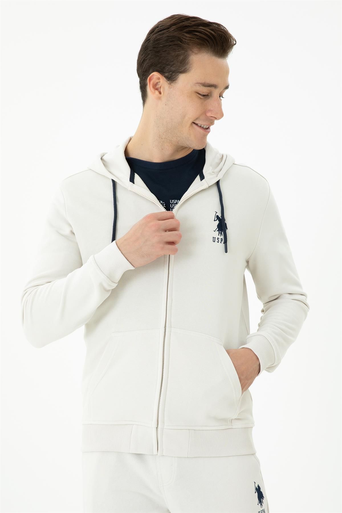 Black and white polo jacket hotsell