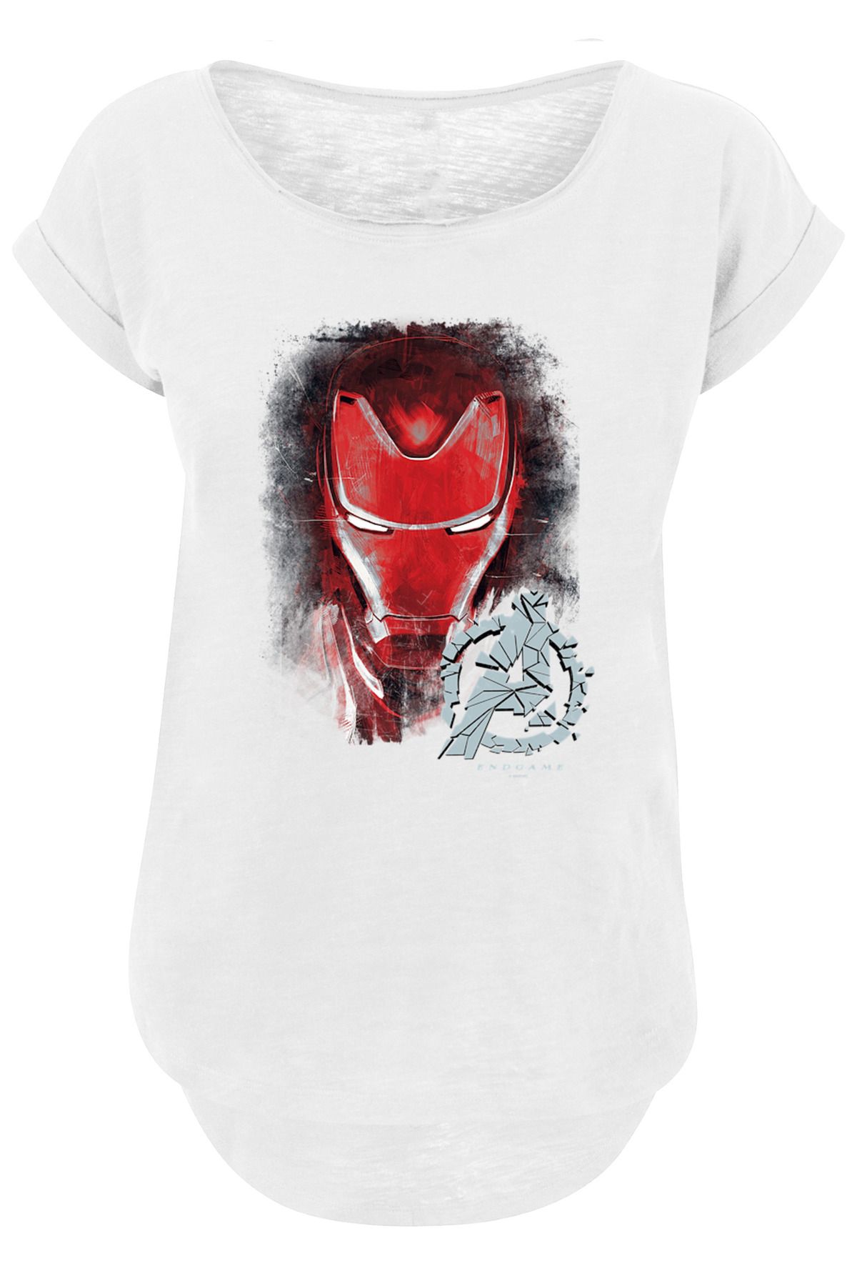 F4NT4STIC Damen Marvel Iron - mit für Endgame Damen langem Avengers Man Trendyol Slub-T gebürstet -Shirt
