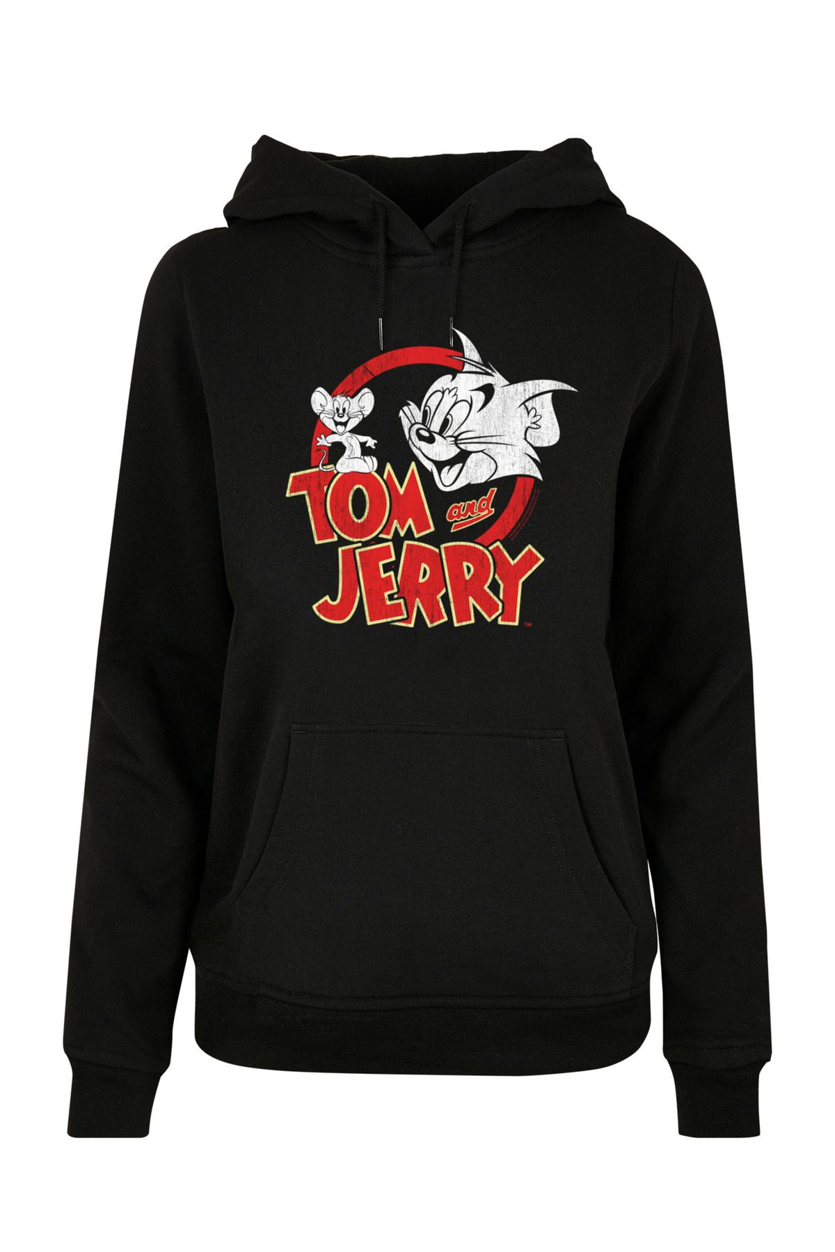 Distressed And Hoody mit Jerry Tom - Trendyol Basic F4NT4STIC Logo Damen Ladies