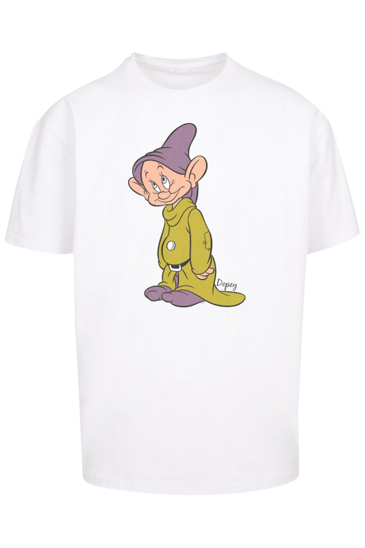 F4NT4STIC Herren Disney Classic Dopey with Heavy Oversize T-Shirt - Trendyol