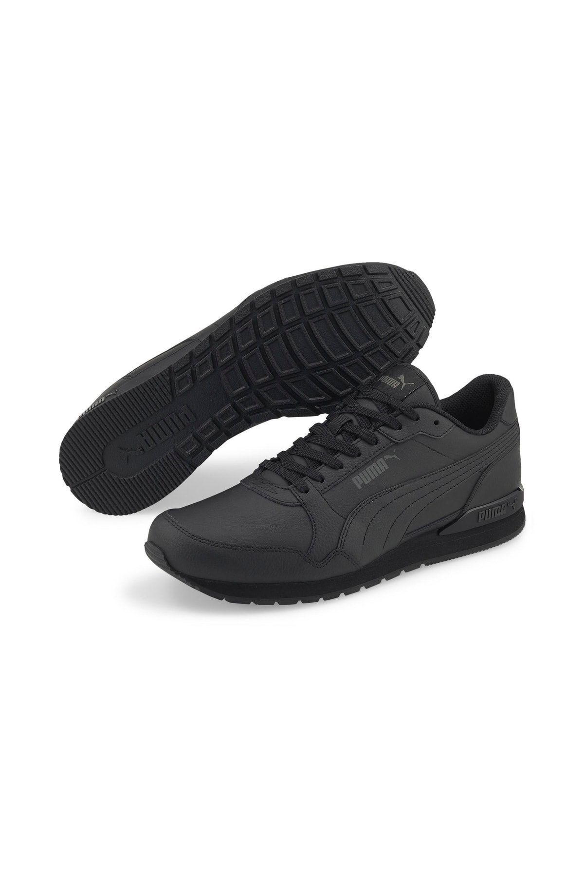 Puma St Runner V3 L Black Unisex Sports Shoes 384855-11 - Trendyol