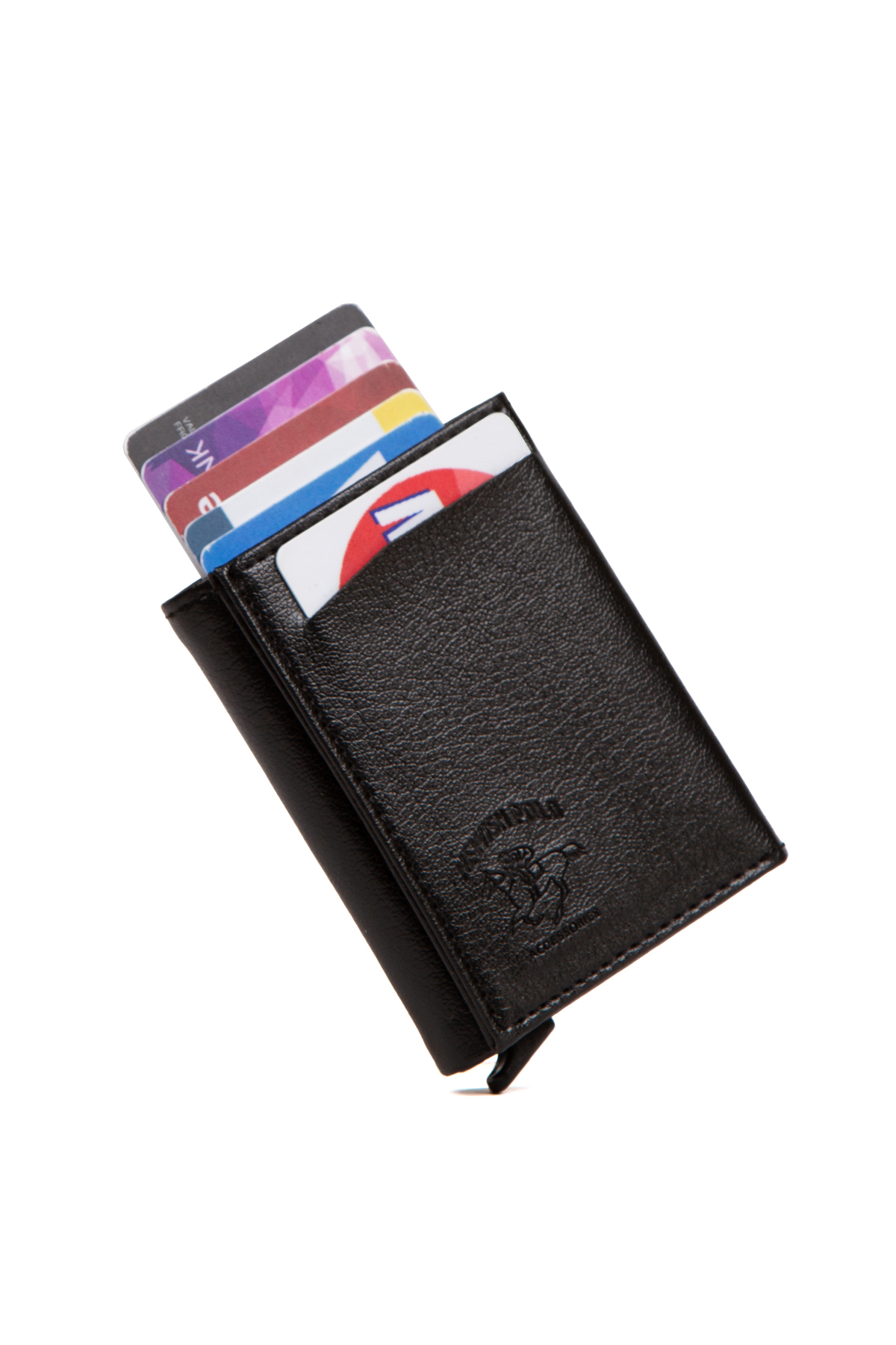 Newish  Erkek Siyah Vegan Deri Suya Dayanıklı Elegan Portföy Rfıd Korunmalı Cüzdan Ve Kartlık - Görsel 6