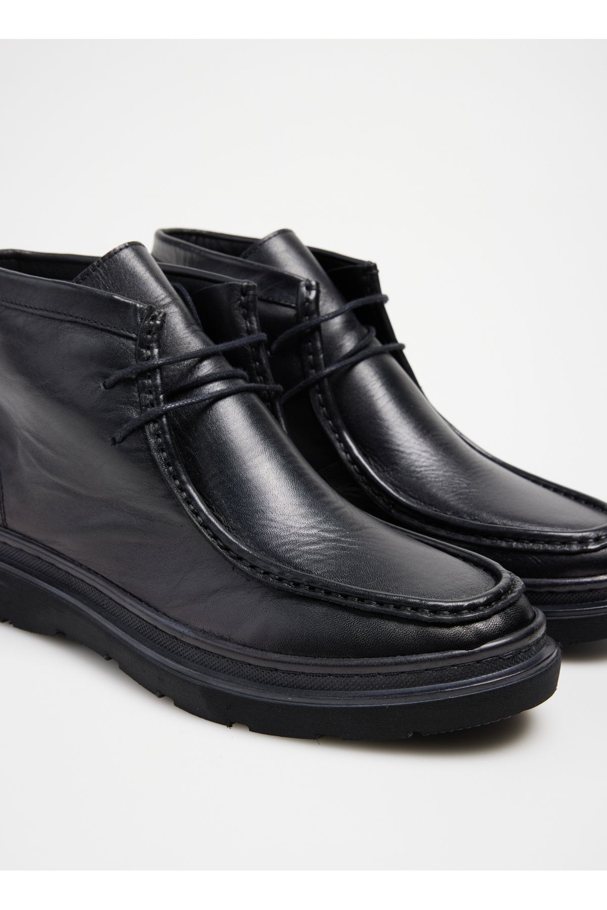 FABRIKA COMFORT-Kriens Men's Black Leather Boots 4