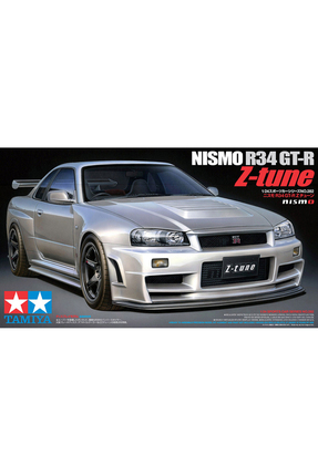 TAMIYA 1/24 NISMO R34 GT-R Z-Tune Plastik Araba Maket Kiti, Demonte Hobi Seti
