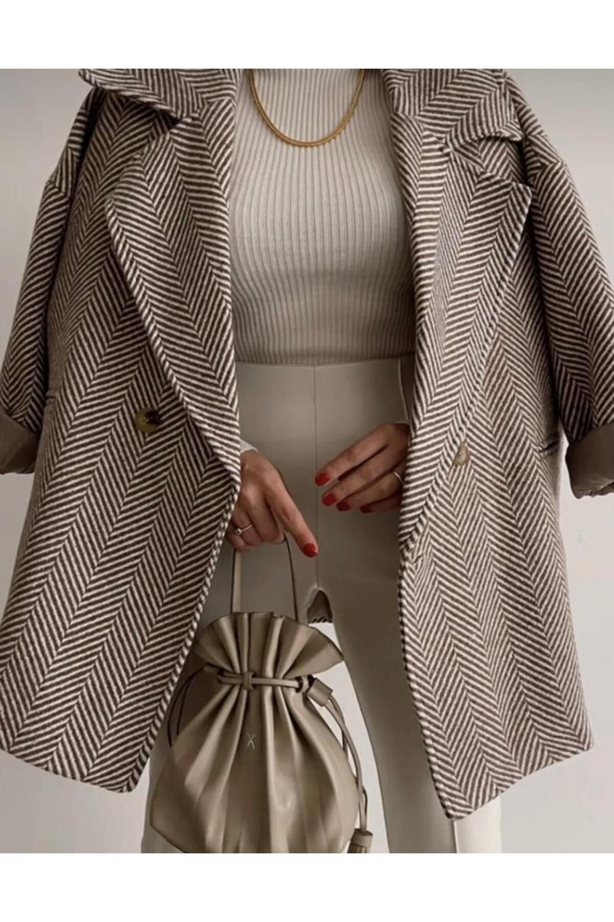 Jaeger herringbone coat outlet