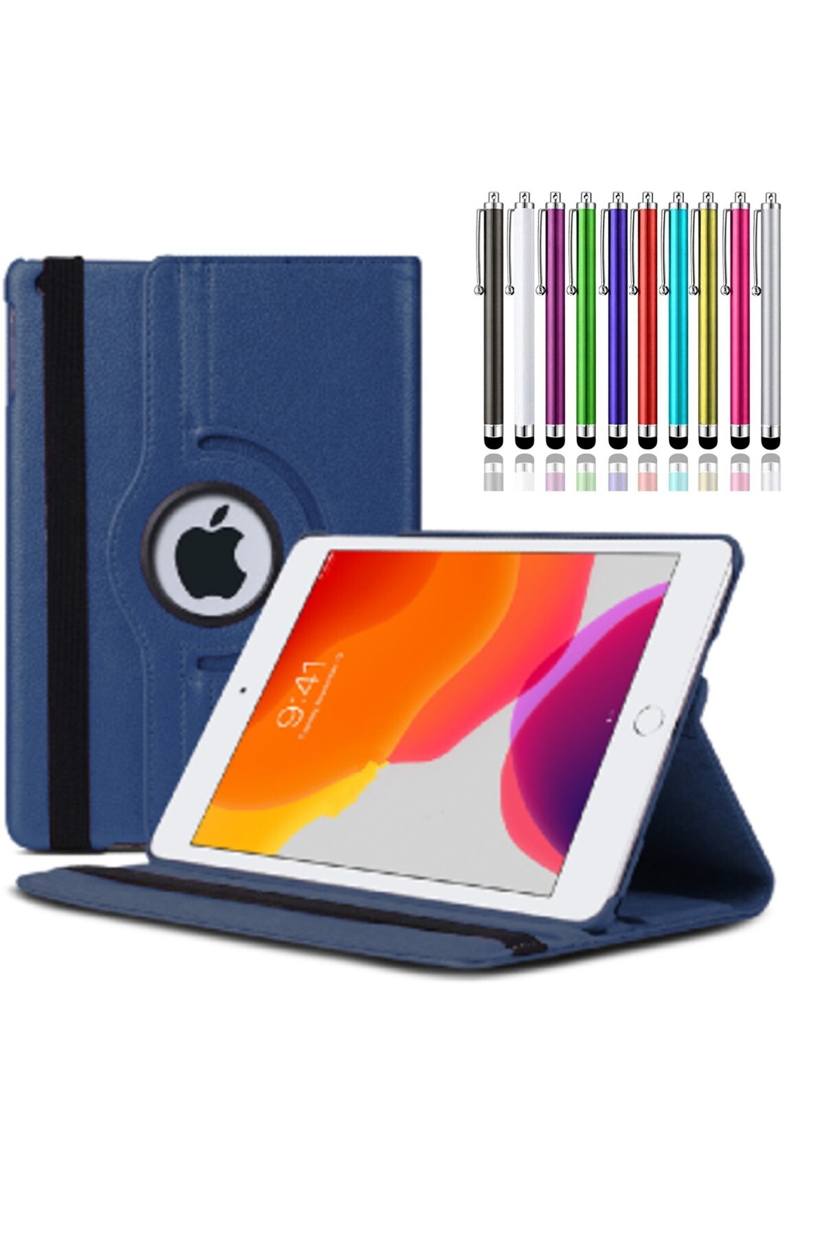 Ipad Mini 2 Case A1489 A1490 A1491 Compatible 360° Rotating Tablet Case + Pen