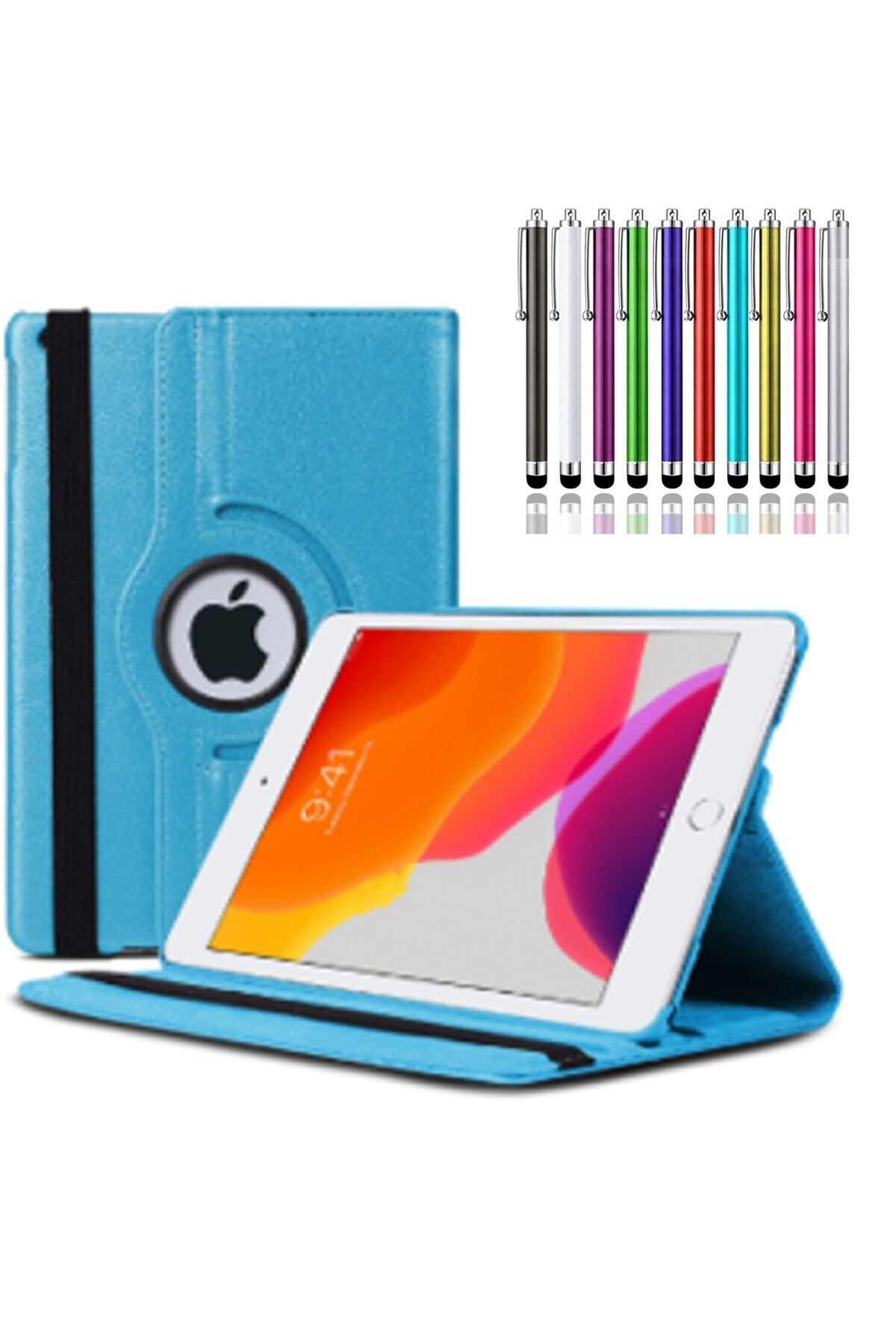 Ipad Mini 2 Case A1489 A1490 A1491 Compatible 360° Rotating Tablet Case + Pen