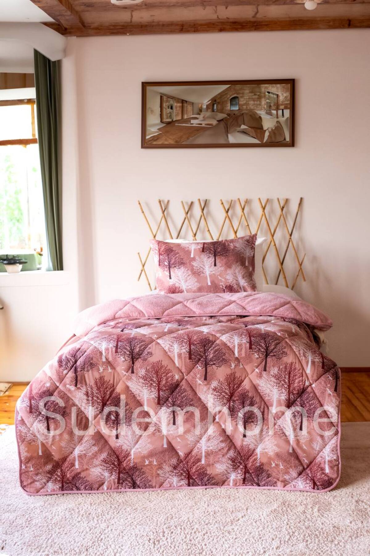 Sudemhome Tek Kişilik Çift Taraflı Welsoft ve Yastık Kılıfı