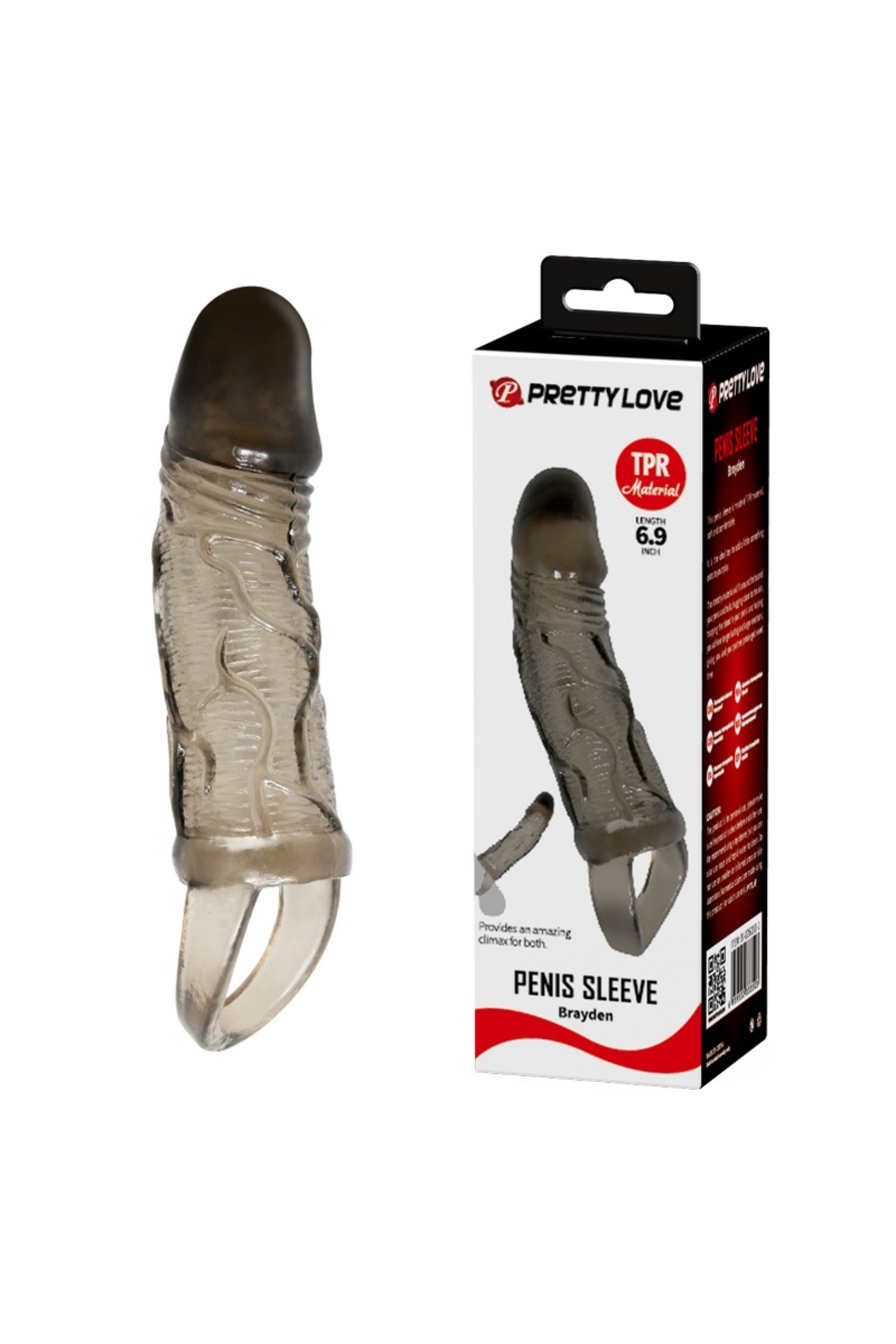 Uzatmalı Silikon Penis Kılıfı Dildo 17 Cm
