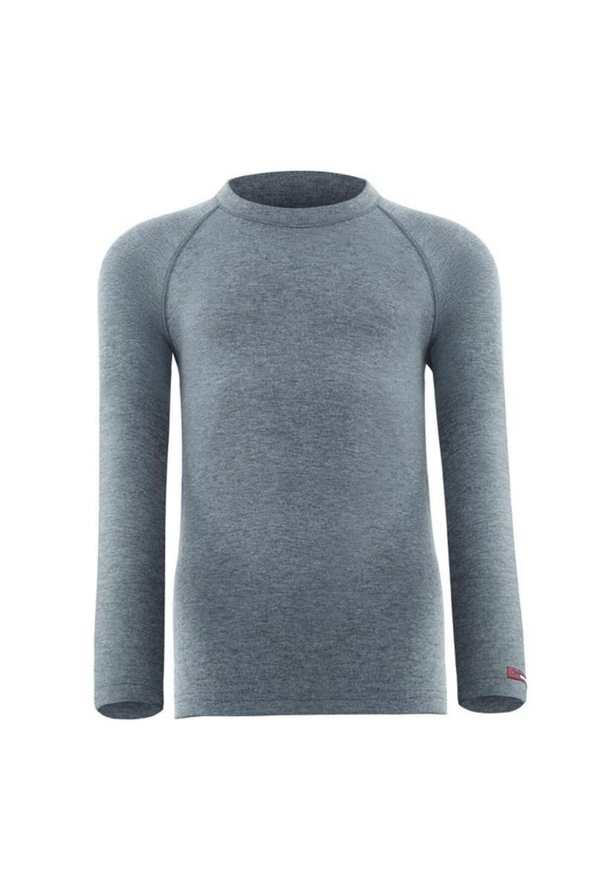 بلک اسپید تی‌شرت آستین بلند بچه‌گانه خاکستری C5T6N2O9
