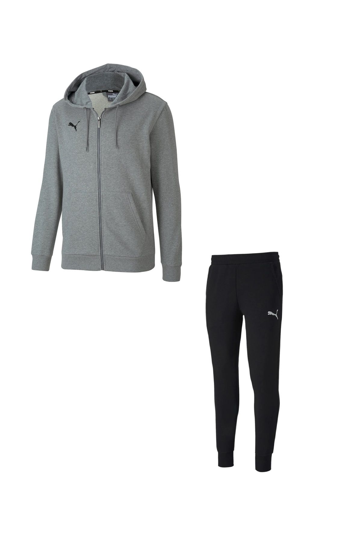 Puma Teamgoal Casual Zippered Hooded Cotton Men s Tracksuit Set