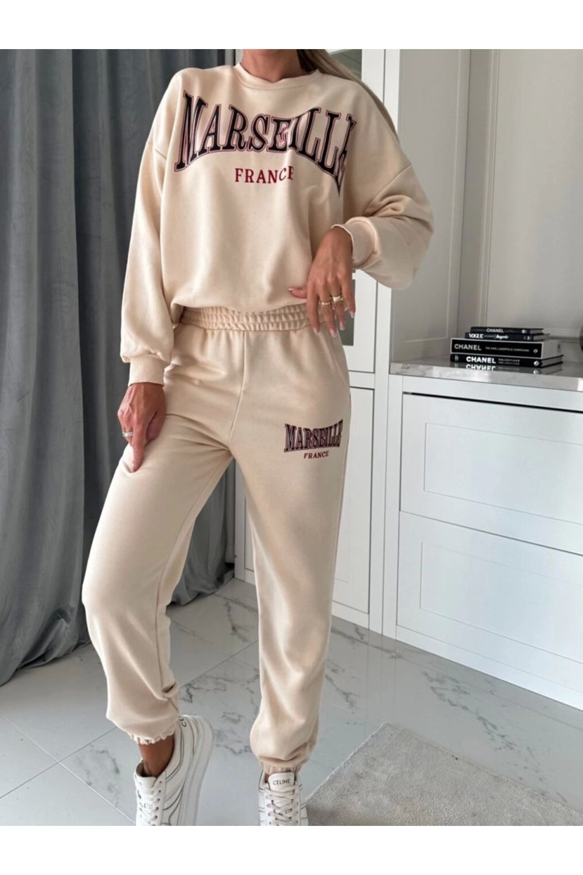 Chanel sales sweatpants set
