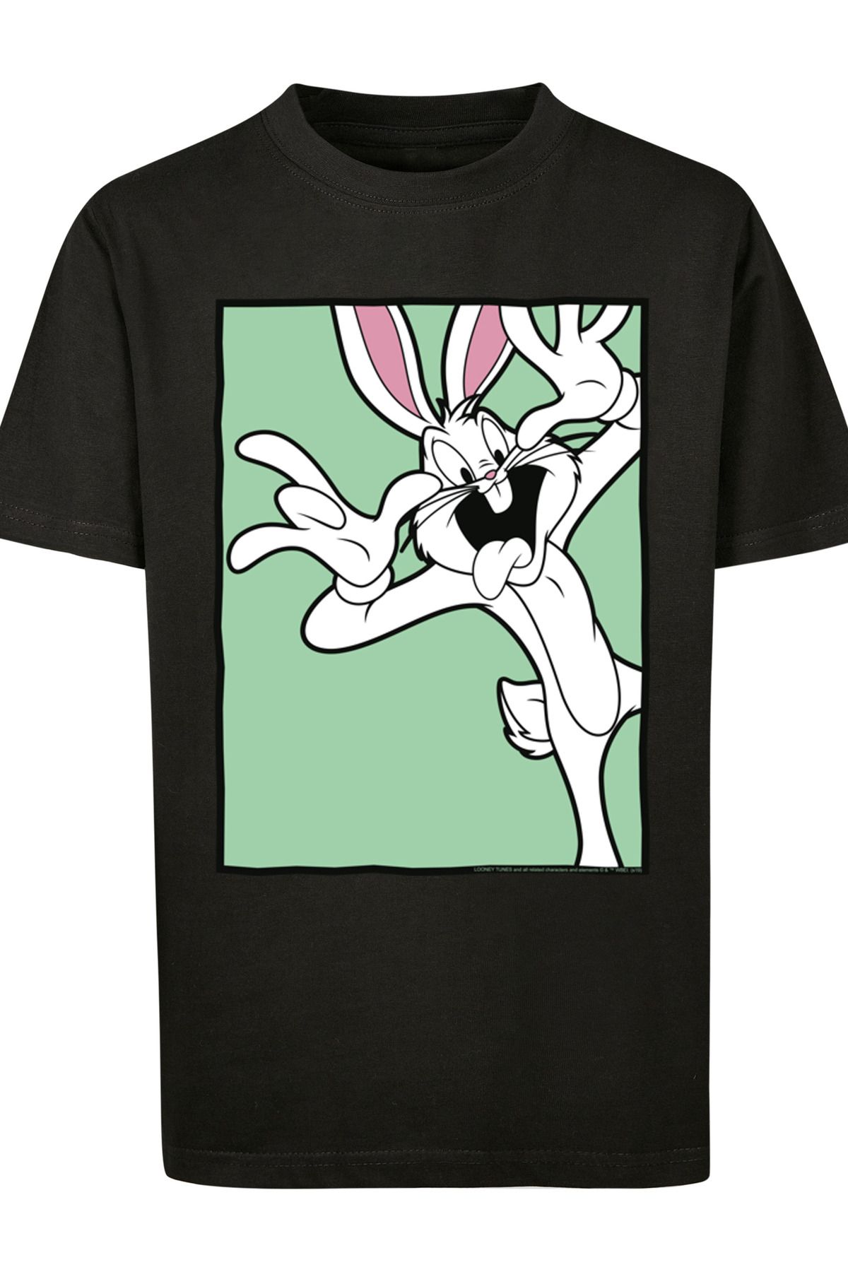Basic Kinder Kids mit Trendyol Bugs Funny - Tunes Bunny Face-WHT Looney F4NT4STIC Shirt T-