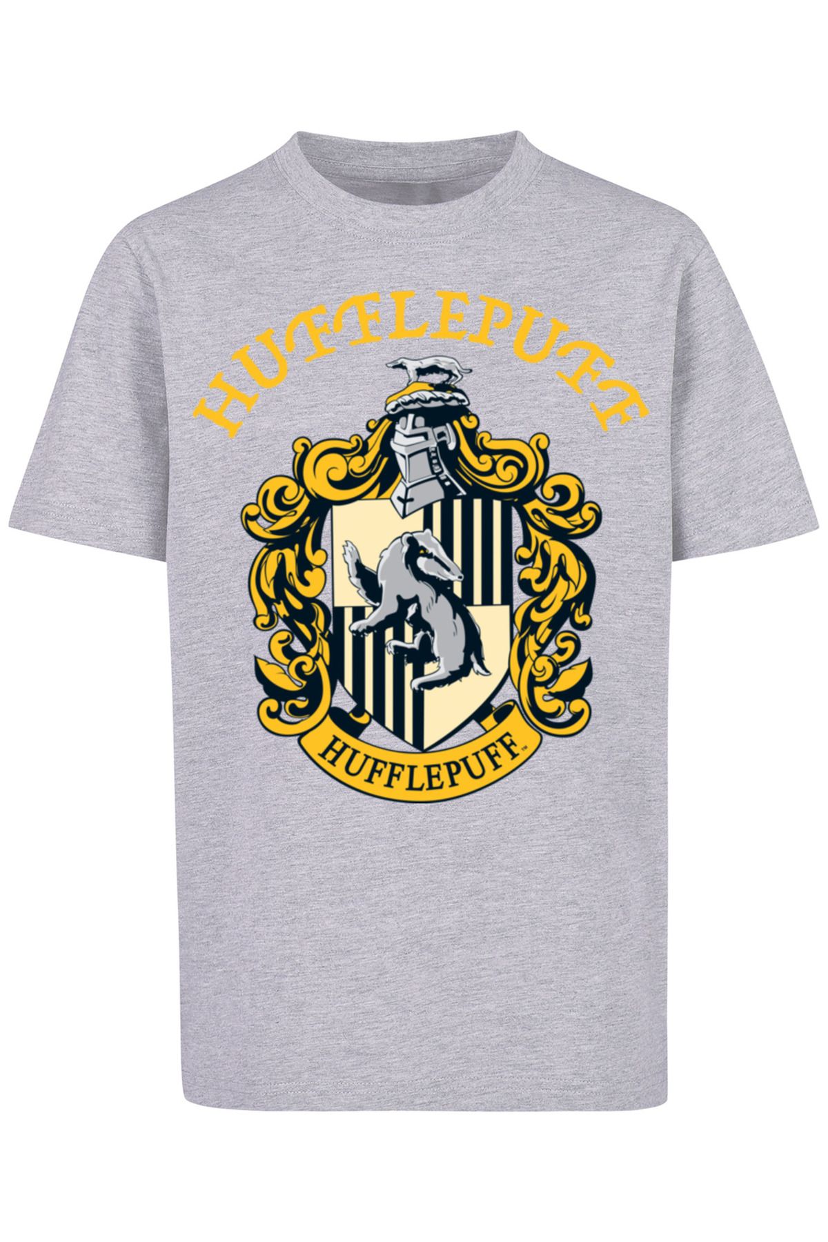 F4NT4STIC Kinder Harry Potter - mit Trendyol Kinder-Basic-T-Shirt Hufflepuff Wappen