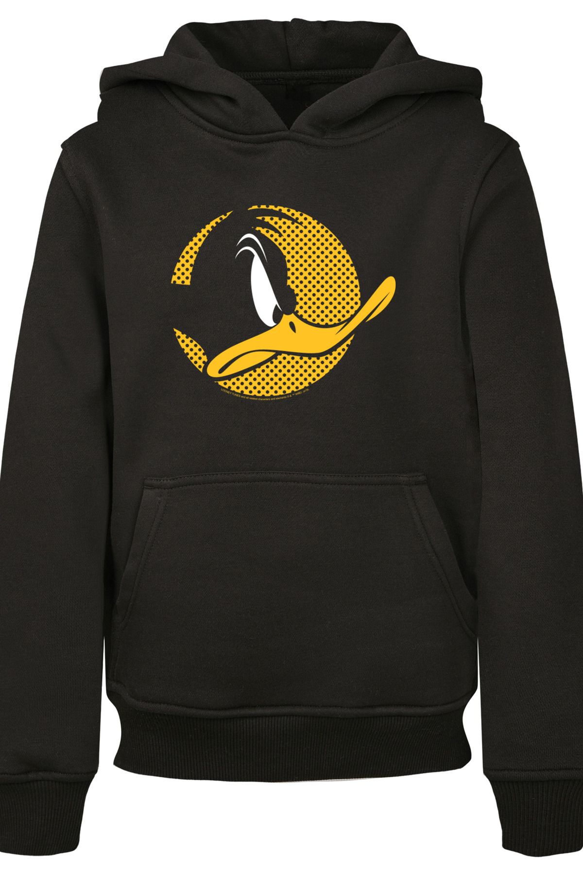 F4NT4STIC Kinder Looney Tunes Daffy Duck Dotted Profile -BLK mit Basic Kids  Hoody - Trendyol