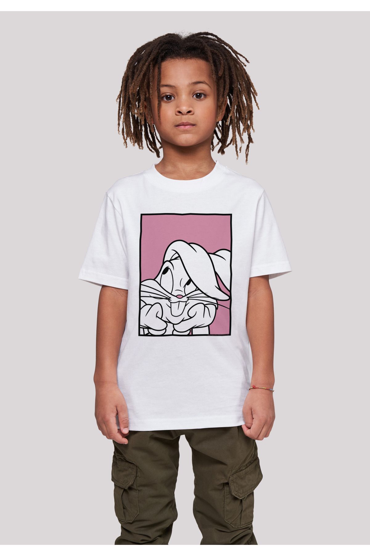 Bugs Looney Kids Adore-WHT Kinder Tunes Bunny Trendyol - mit F4NT4STIC T-Shirt Basic