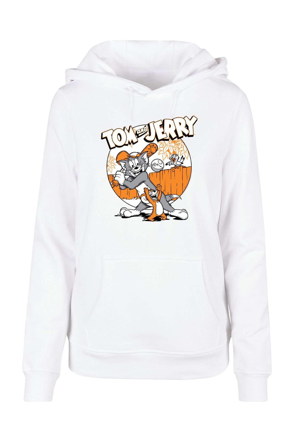 F4NT4STIC-Damen Tom und Jerry spielen Baseball mit Ladies Basic Hoody 1