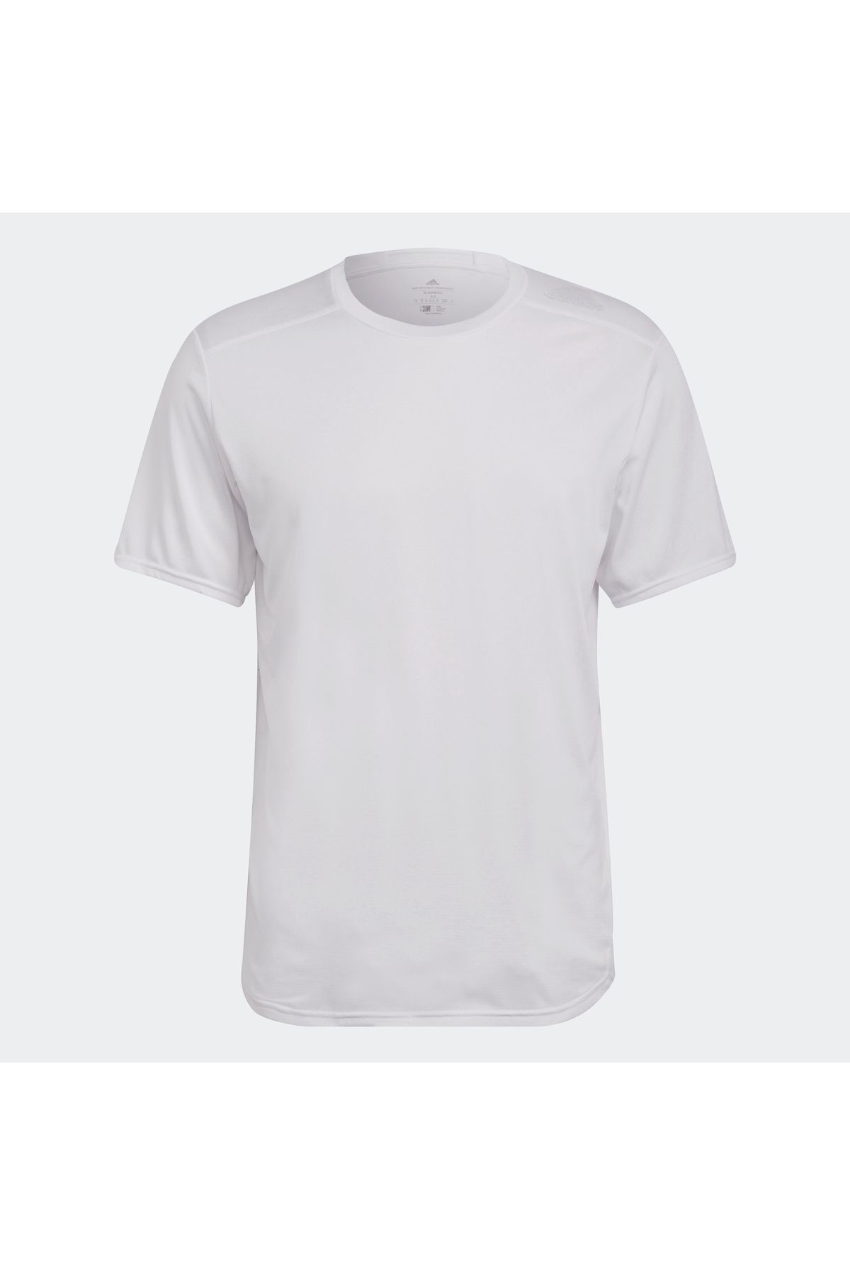 Adidas plain white clearance t shirt