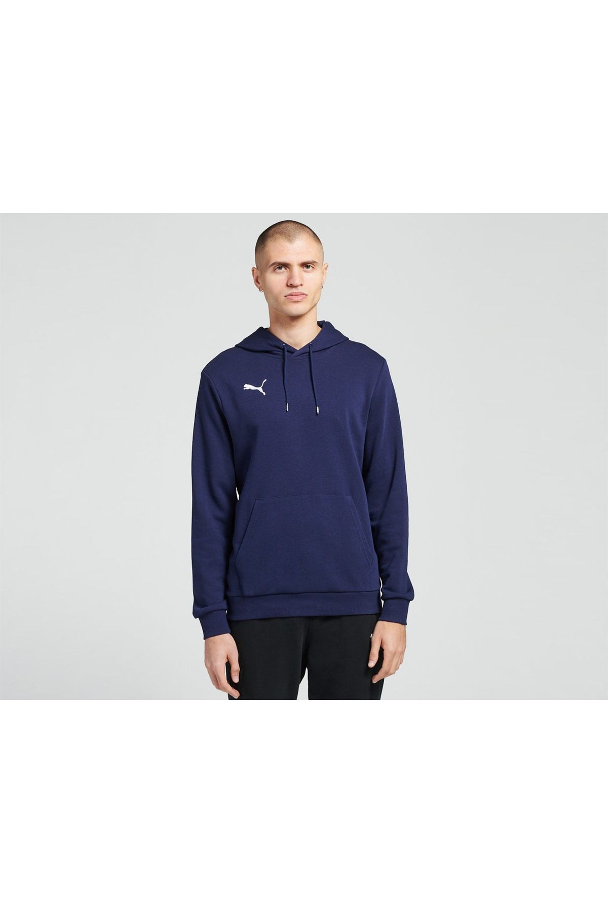 Navy blue top puma hoodie