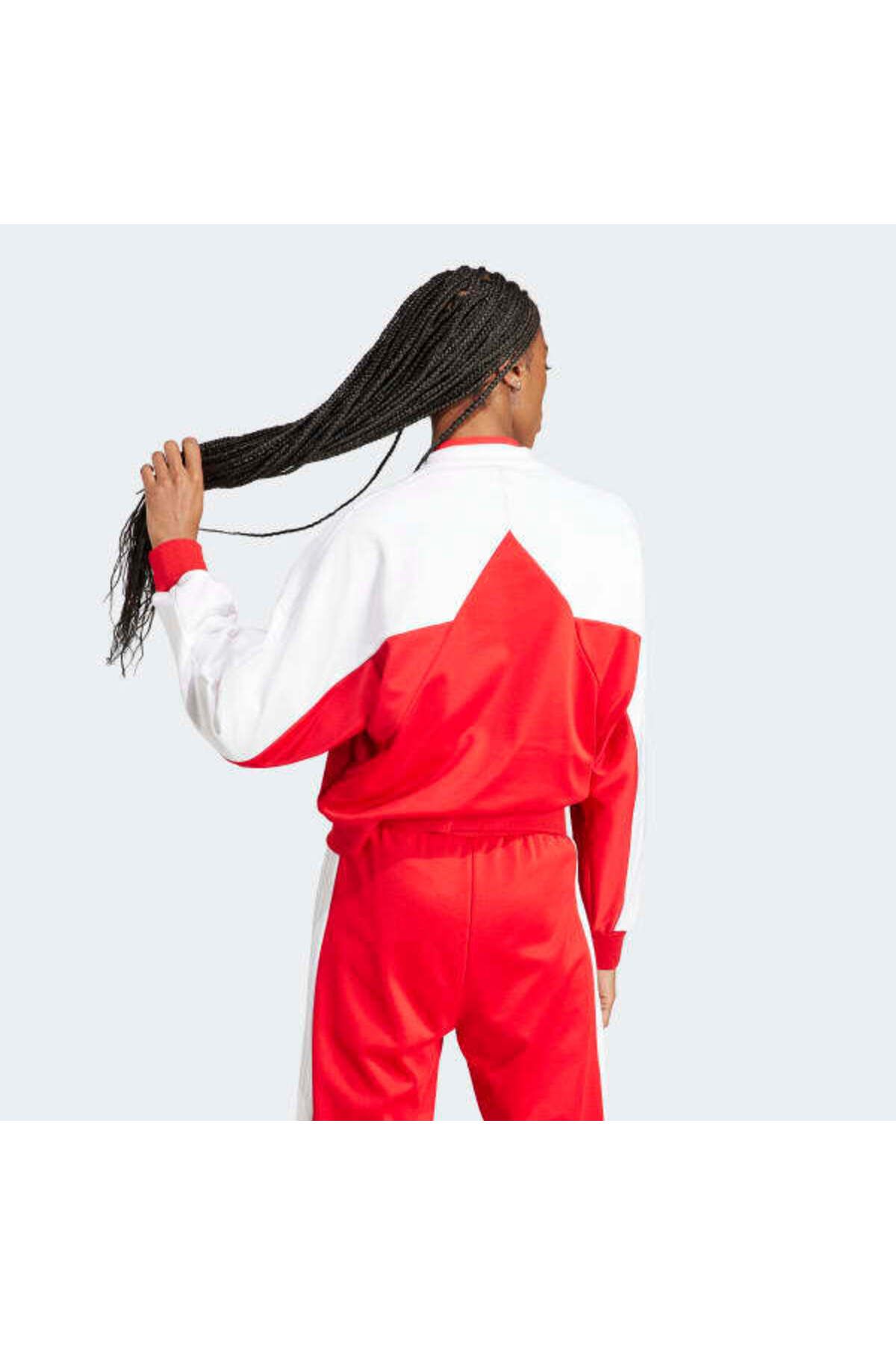 adidas Sports Jacket White Regular fit Trendyol