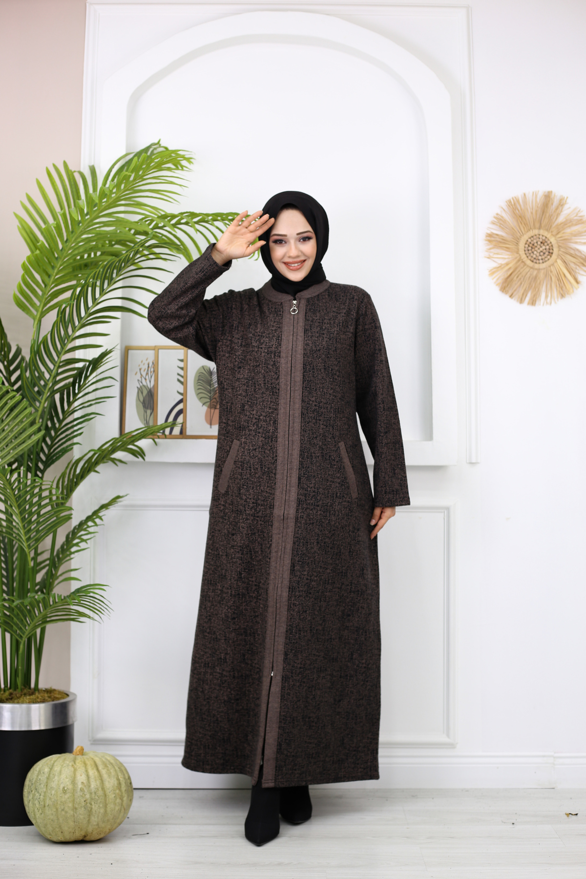 Mayteks Fermuarlı Kışlık Kap